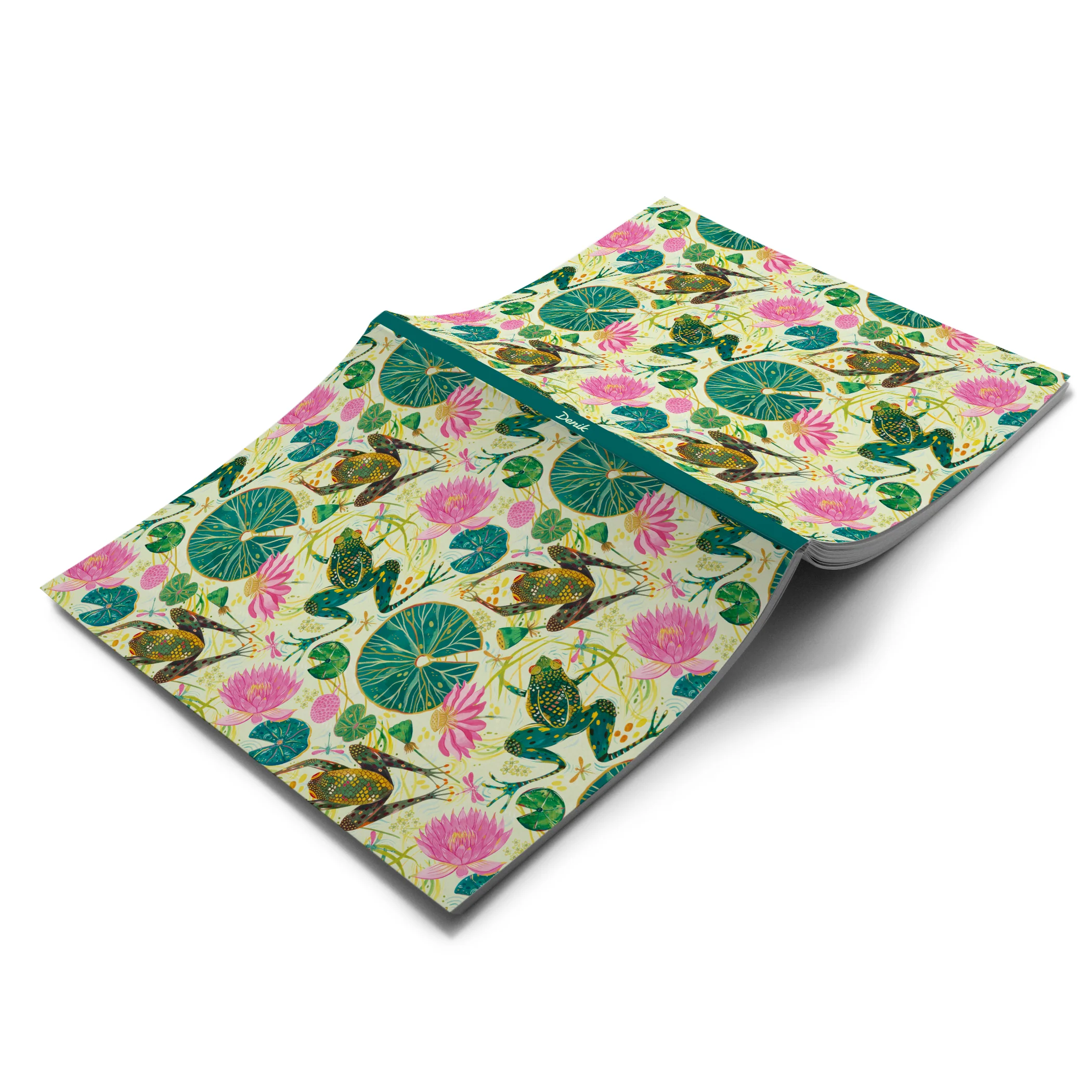Leap Year Frogs Medium Layflat Notebook - Image 2
