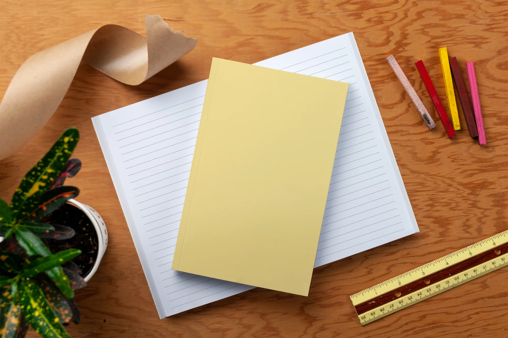 Lemon Zest Layflat Notebook - Image 4
