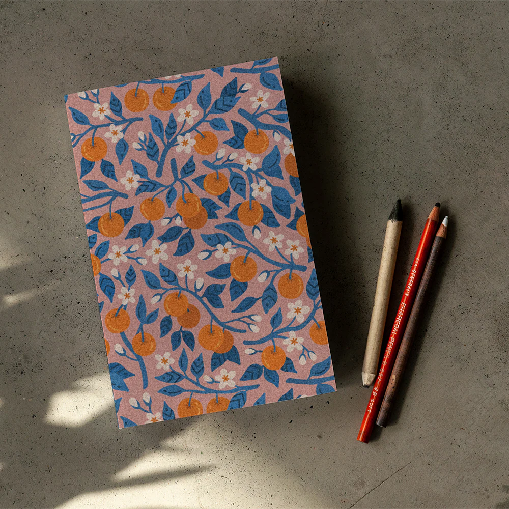 Lunar Oranges Classic Layflat Notebook - Image 3