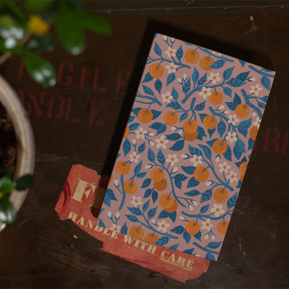 Lunar Oranges Classic Layflat Notebook - Image 4