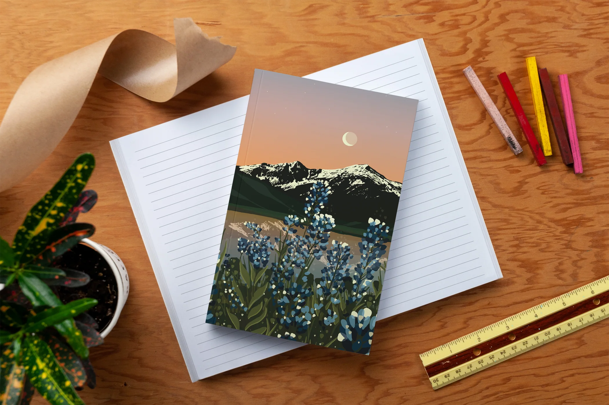 Lupines Classic Layflat Notebook - Image 3
