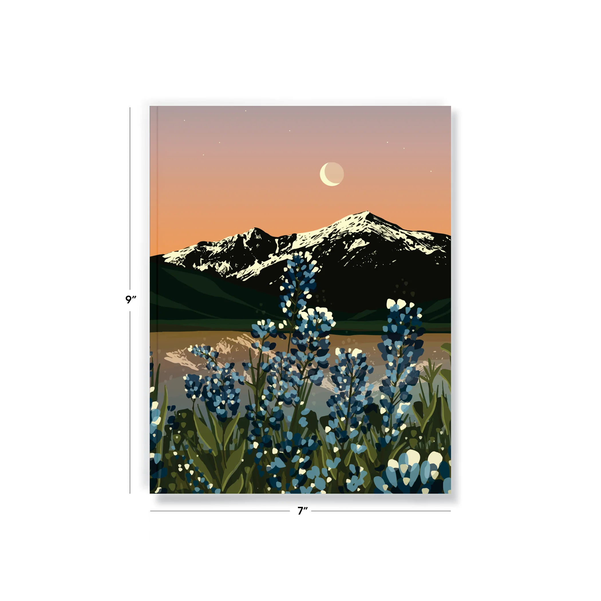 Lupines Medium Layflat Notebook - Image 5