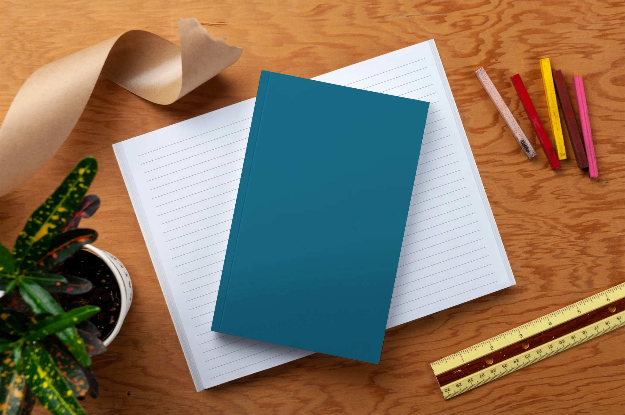 Midnight Blue Layflat Notebook - Image 4