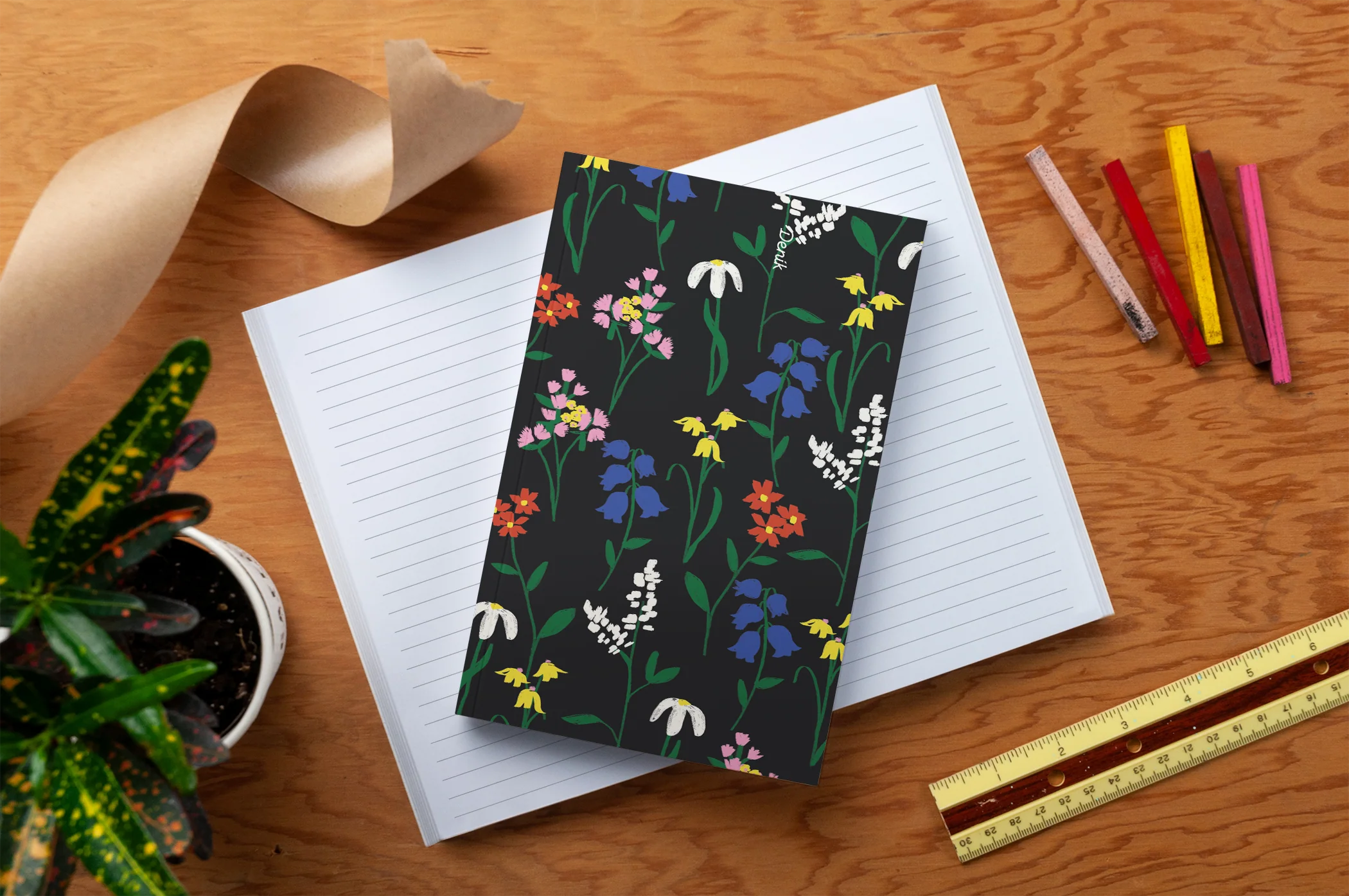 Midnight Garden Classic Layflat Notebook - Image 4