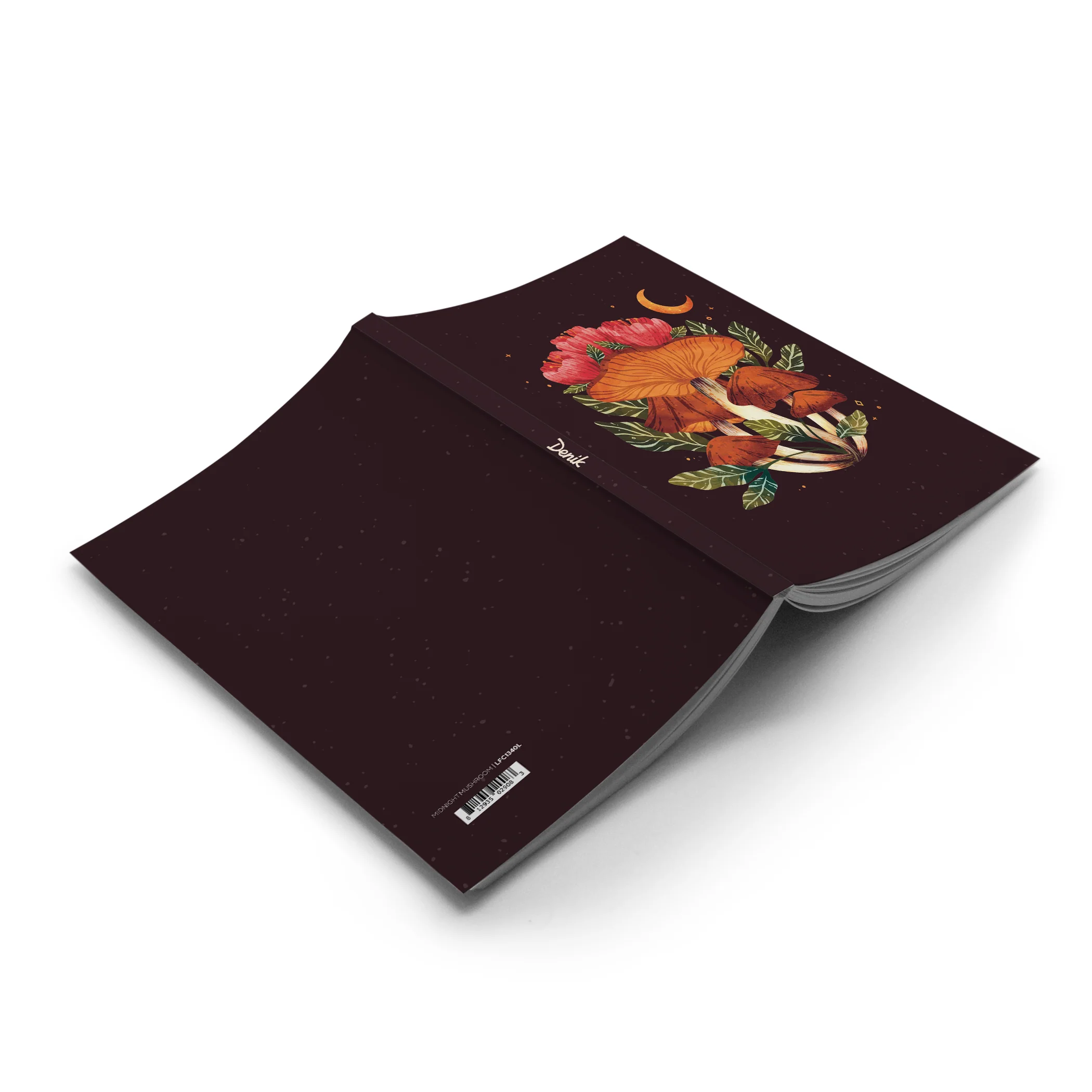 Midnight Mushroom Classic Layflat Notebook - Image 2