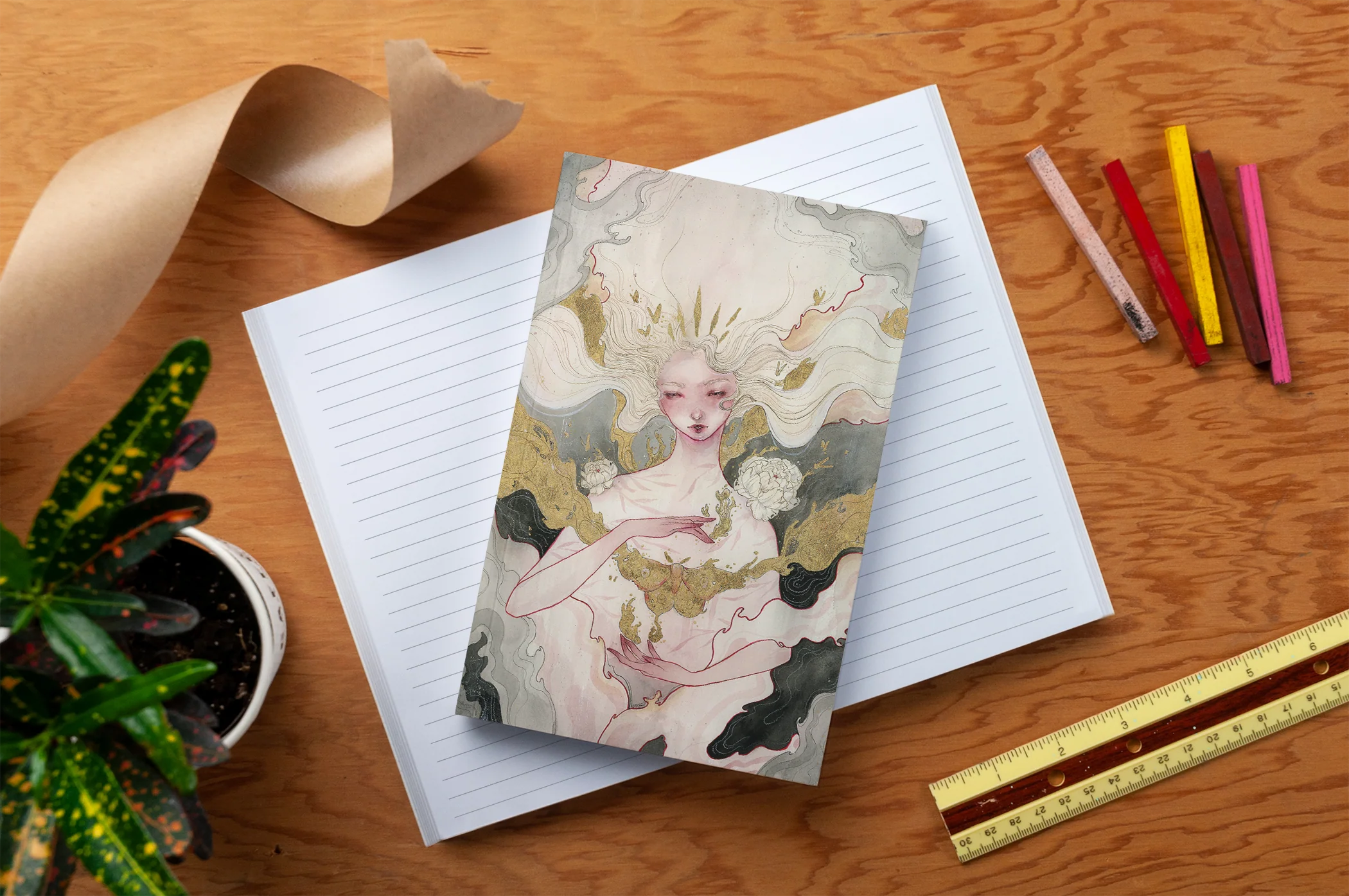 Moth To A Flame Notebook - Image 5