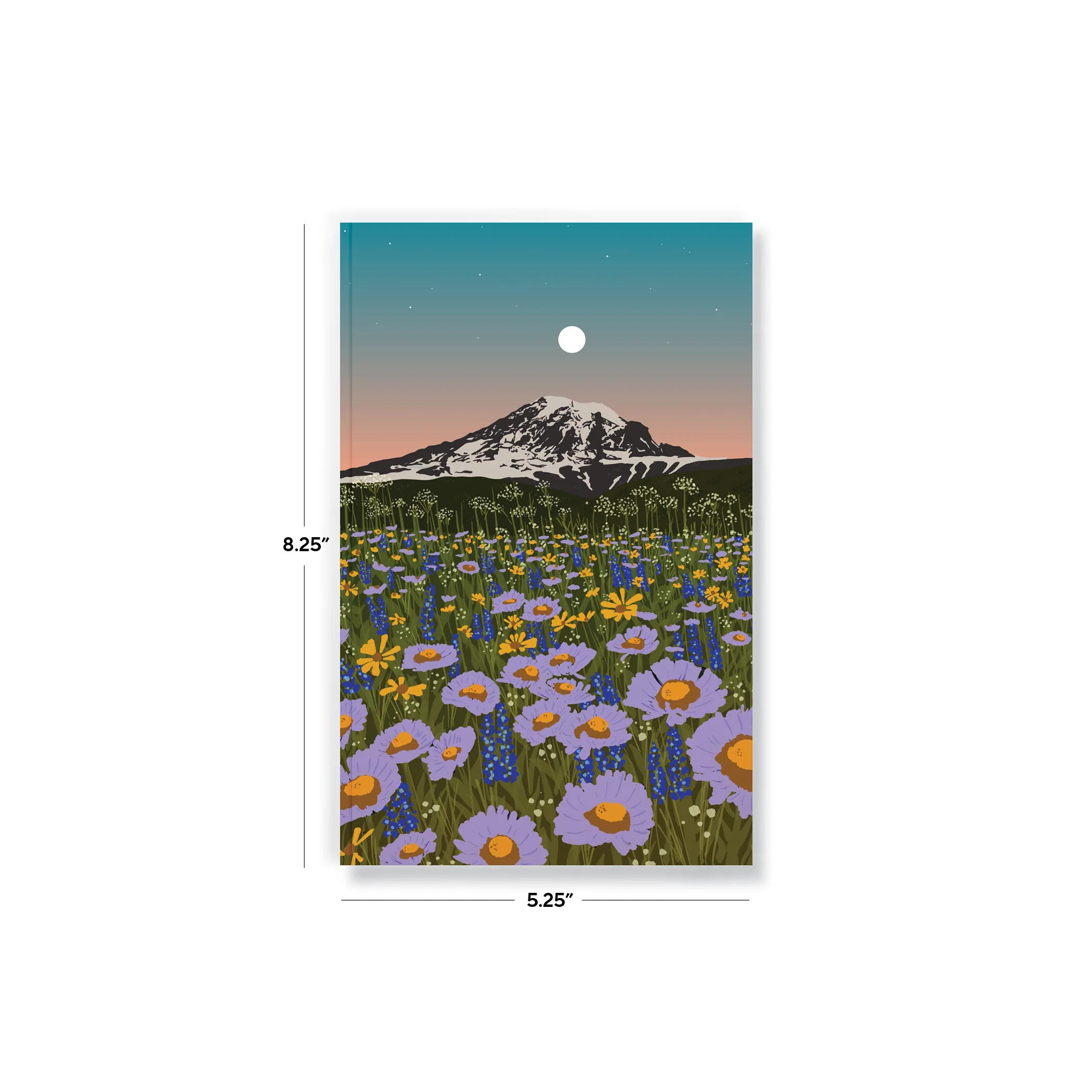 Mountain Flowers Classic Layflat Notebook - Image 6