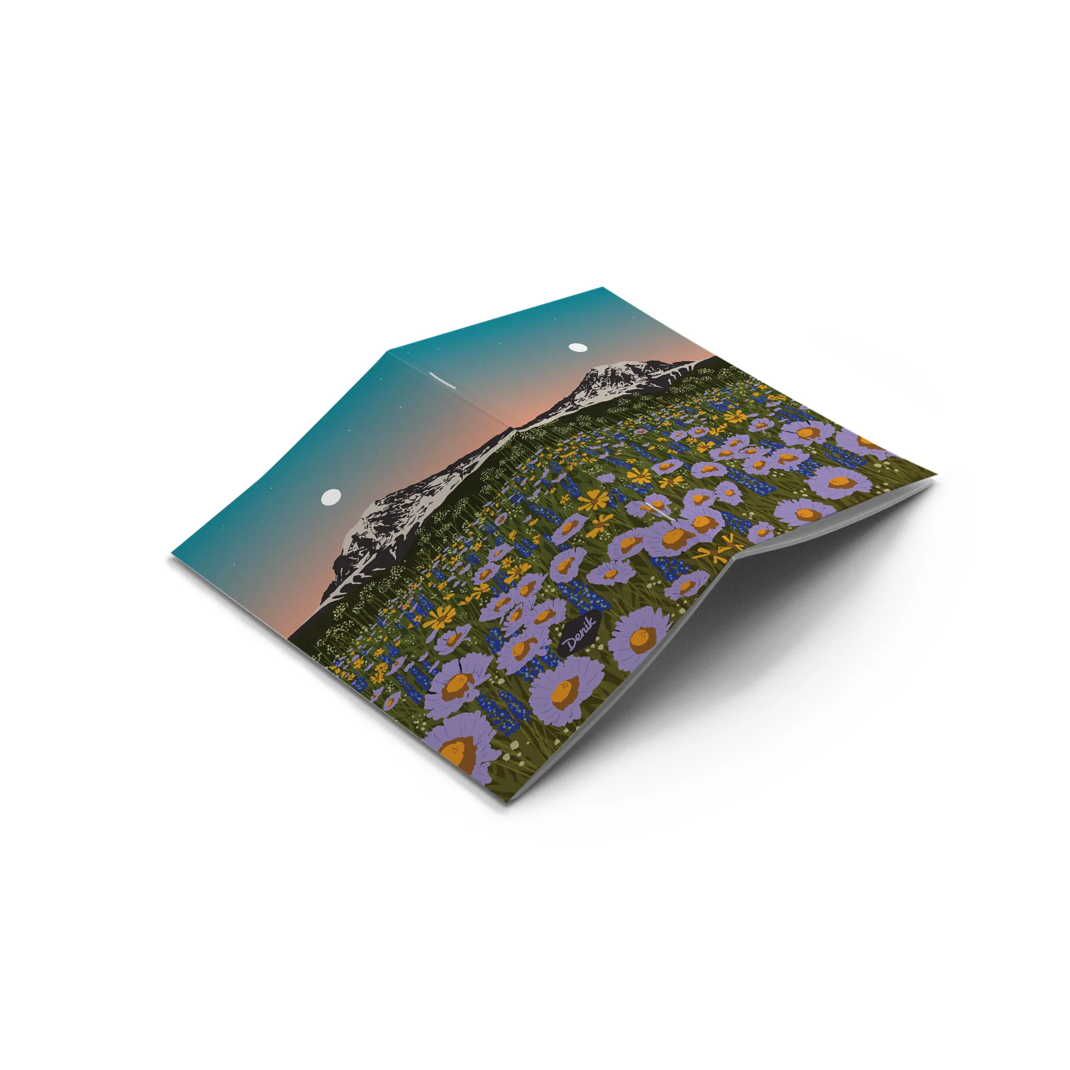 Mountain Flowers Pocket Notebook - Image 2