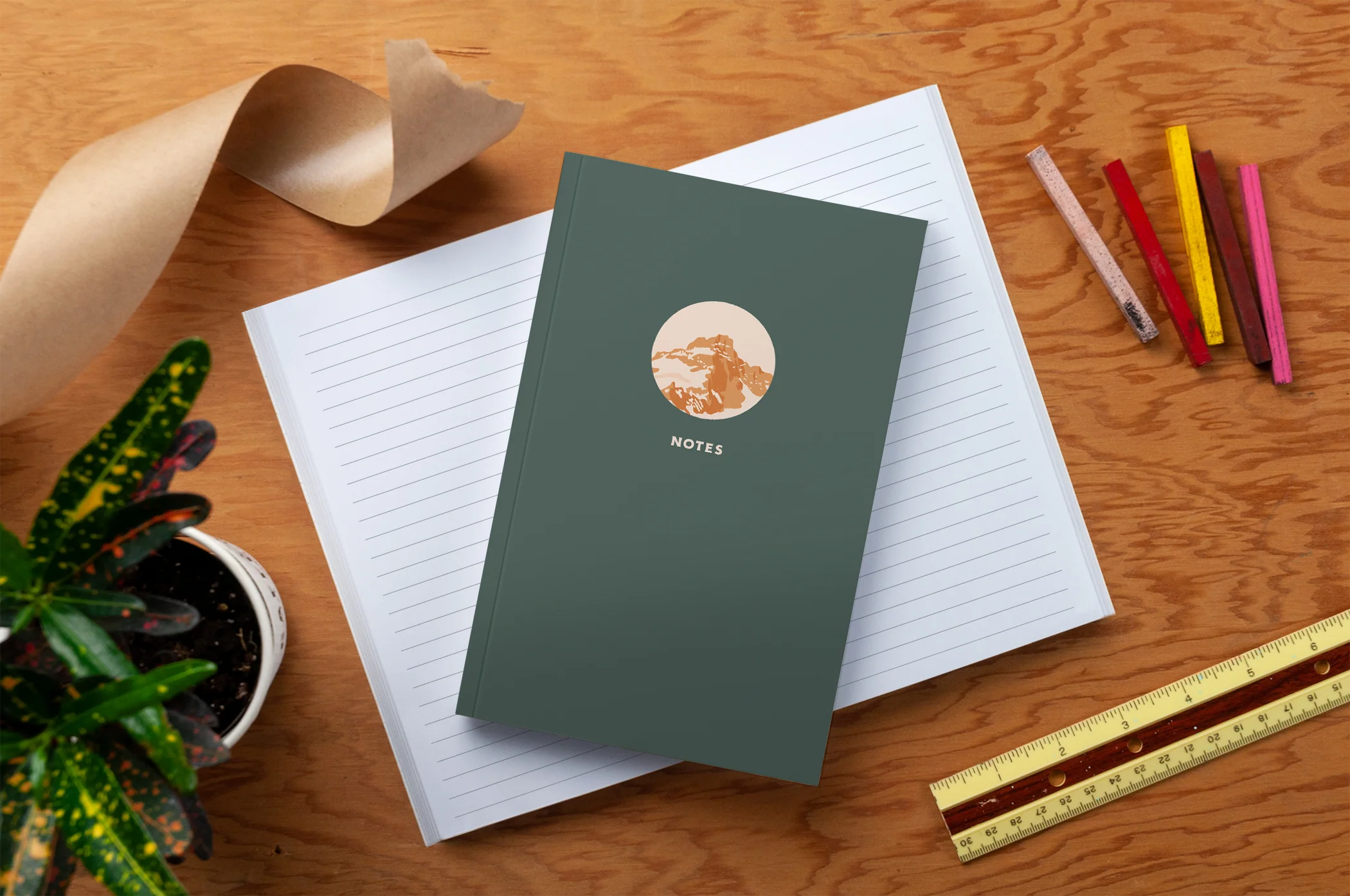Mountain Peak Classic Layflat Notebook - Image 4