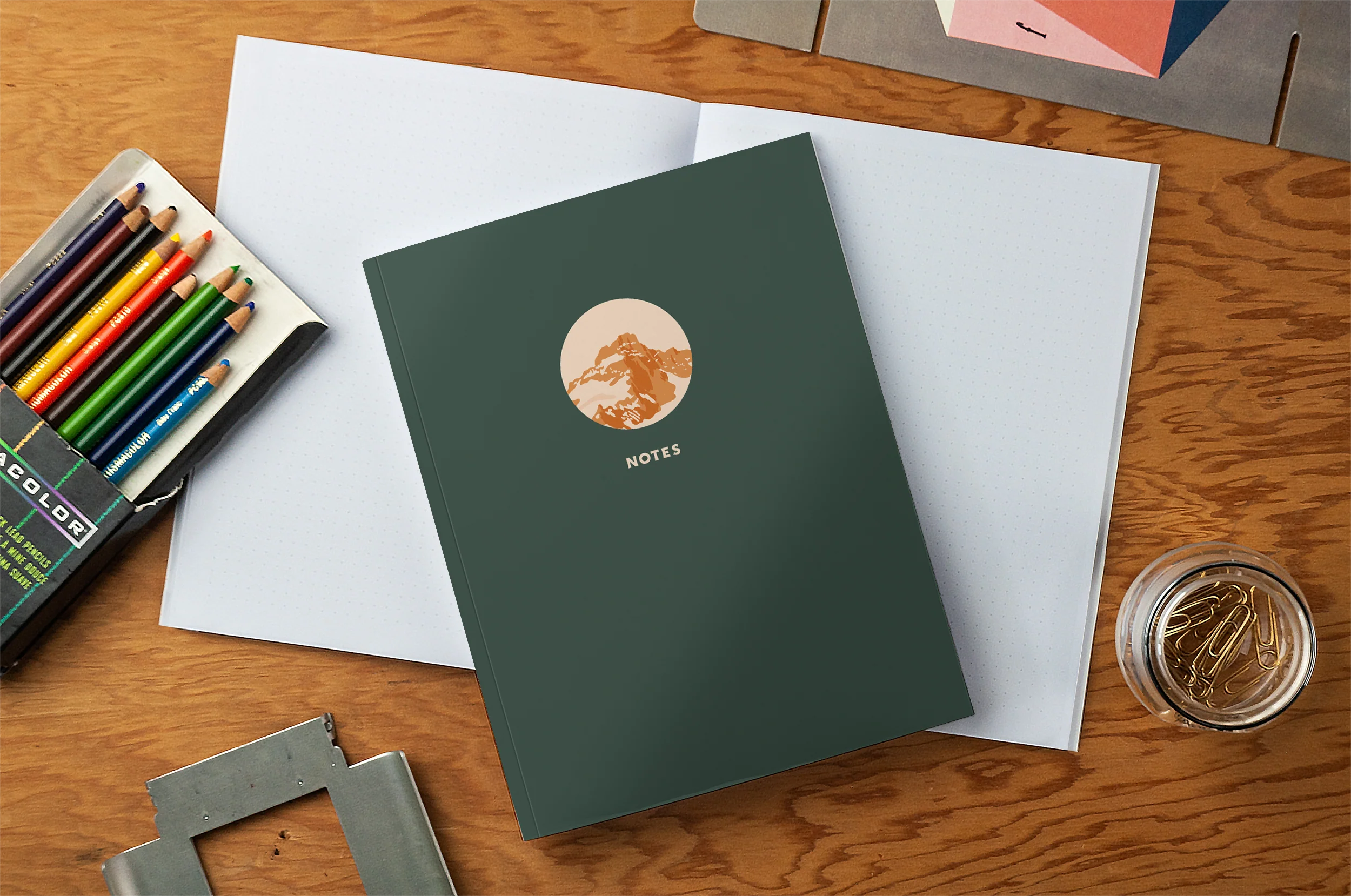 Mountain Peak Medium Layflat Notebook - Image 4