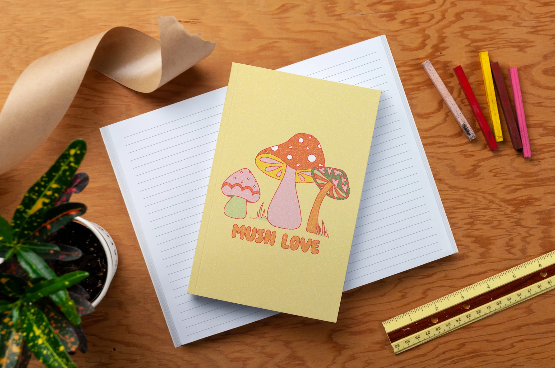 Mush Love Classic Layflat Notebook - Image 3