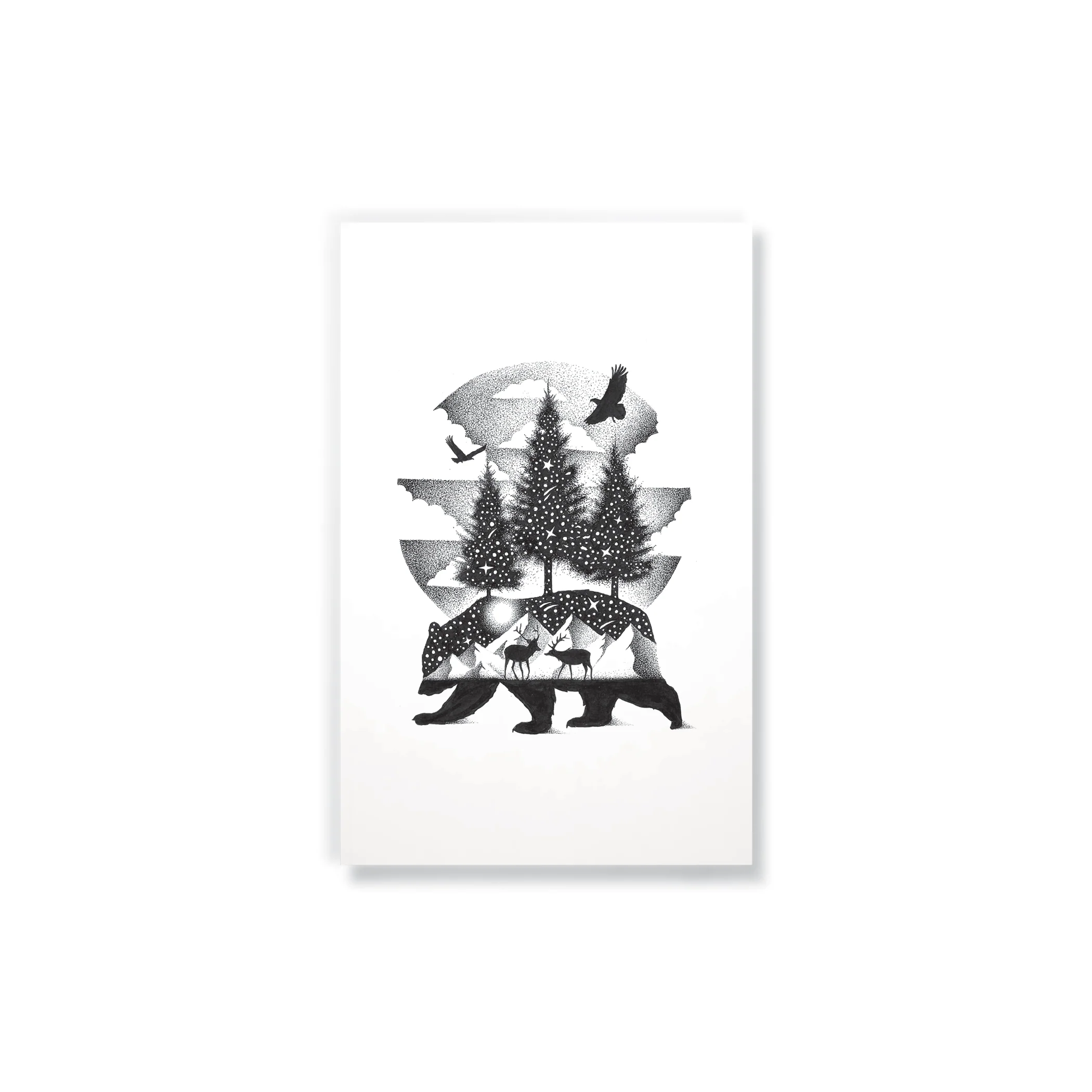 Night In Alaska Classic Layflat Notebook