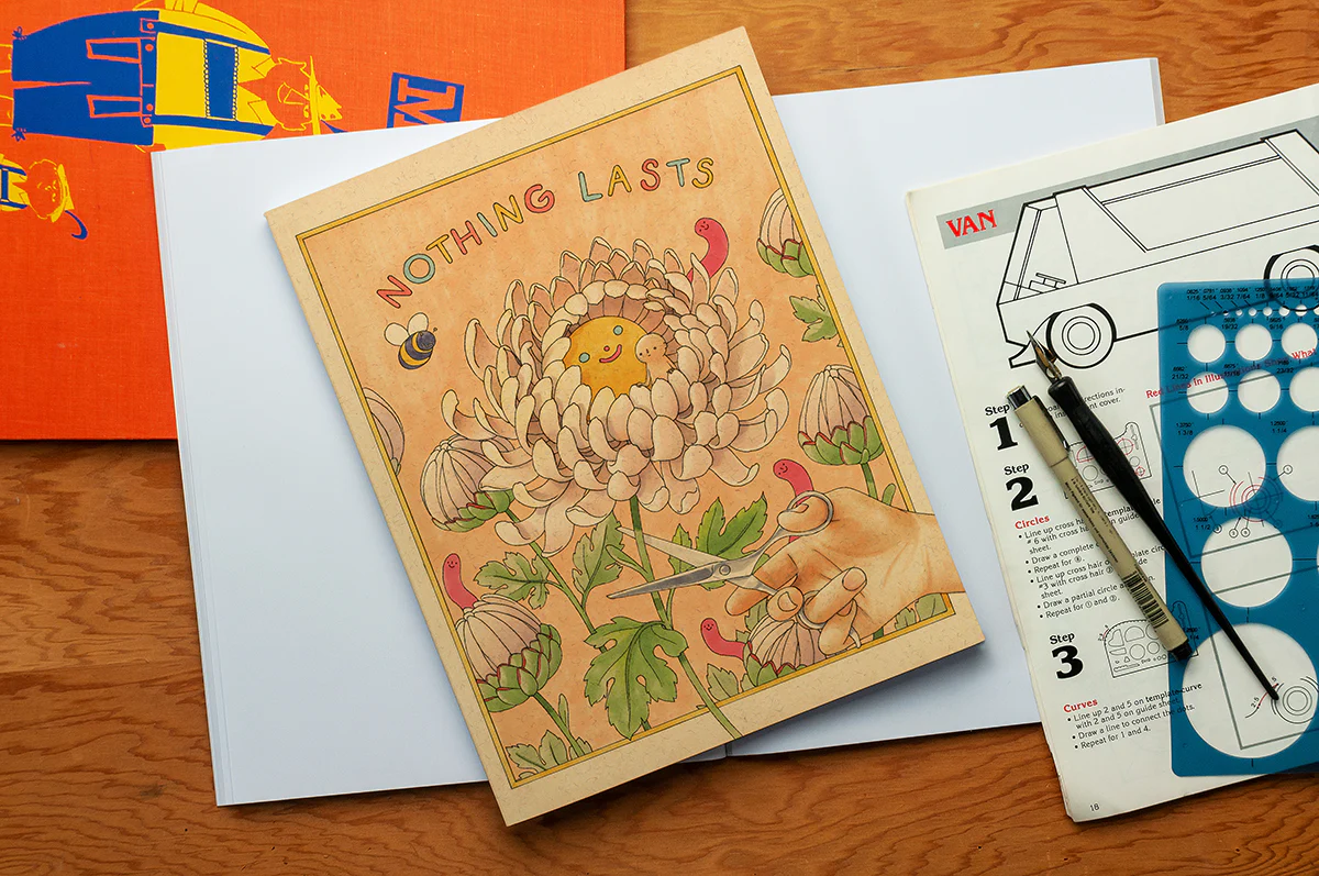 Nothing Lasts Large Layflat Notebook - Image 4