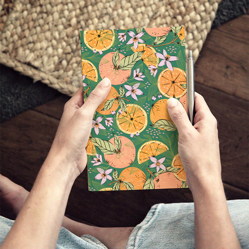 Orange Orchard Classic Layflat Notebook - Image 3