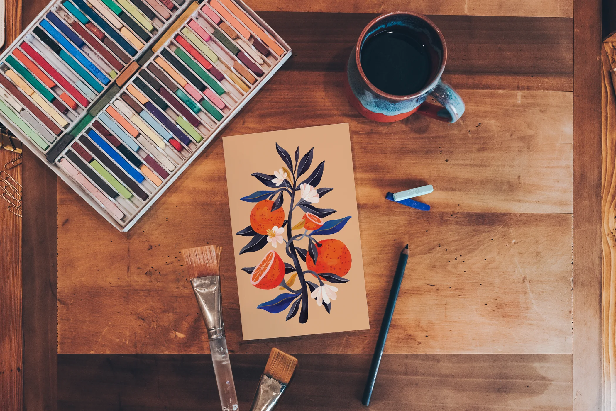 Orange Tree Classic Layflat Notebook - Image 3