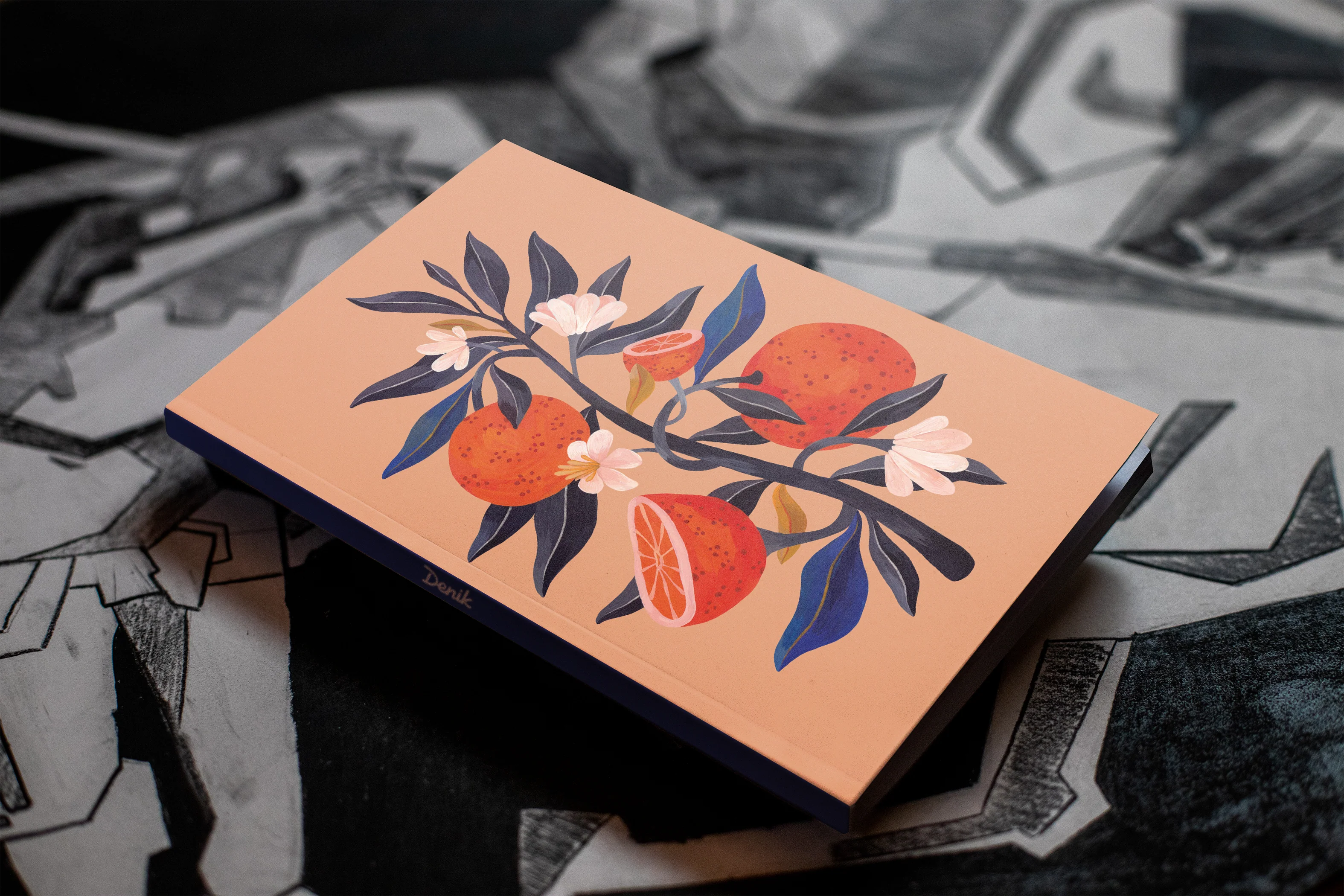 Orange Tree Classic Layflat Notebook - Image 4