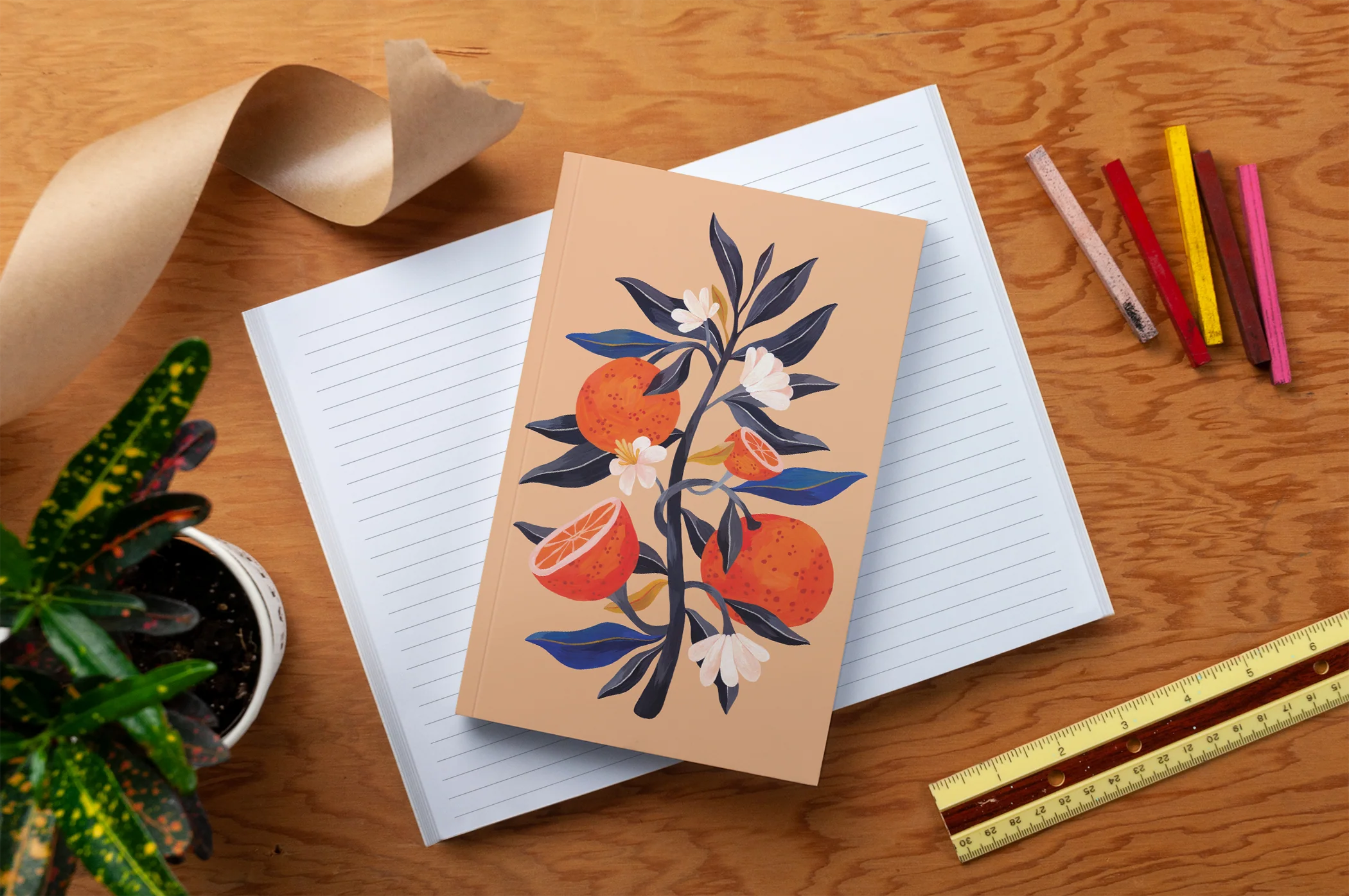 Orange Tree Classic Layflat Notebook - Image 6