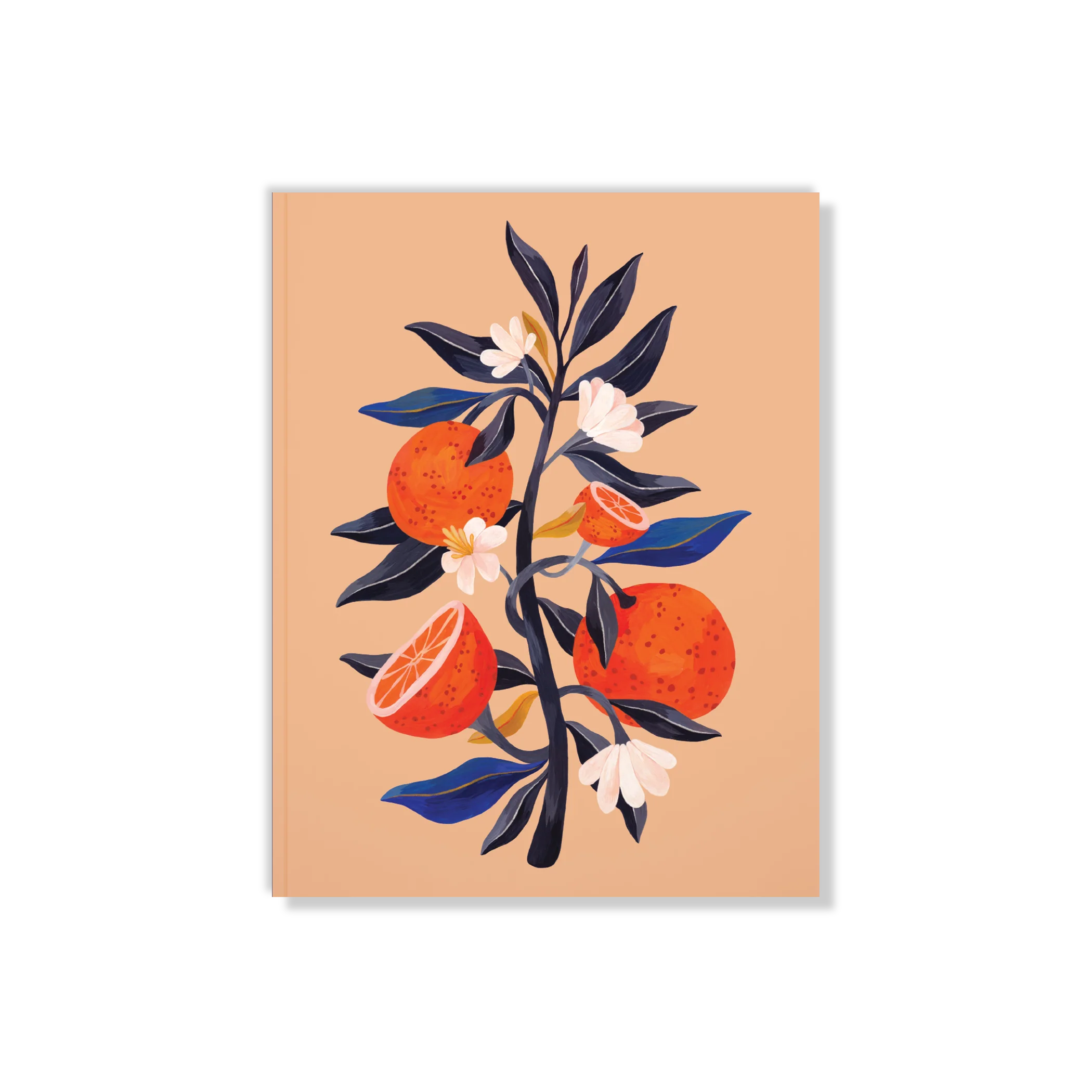 Orange Tree Medium Layflat Notebook
