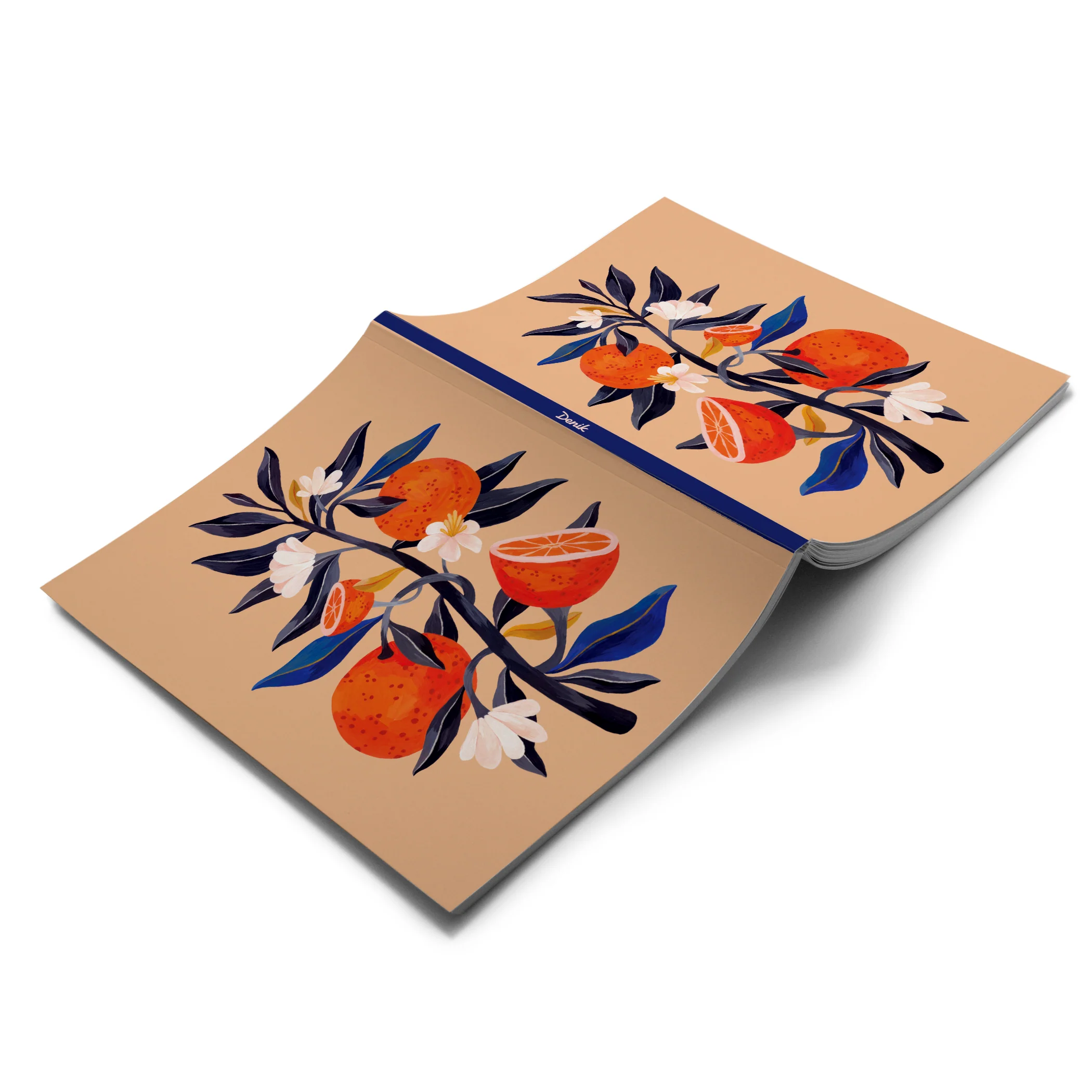 Orange Tree Medium Layflat Notebook - Image 2