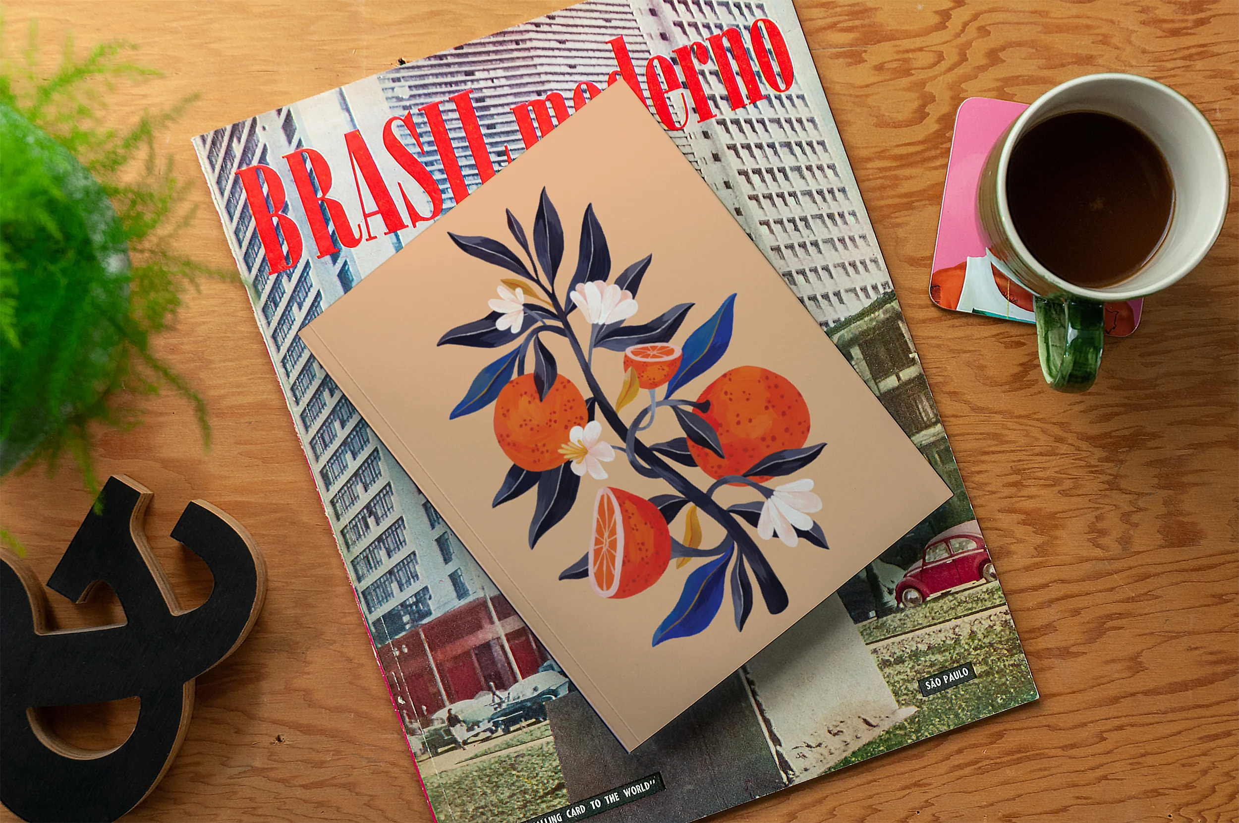 Orange Tree Medium Layflat Notebook - Image 3