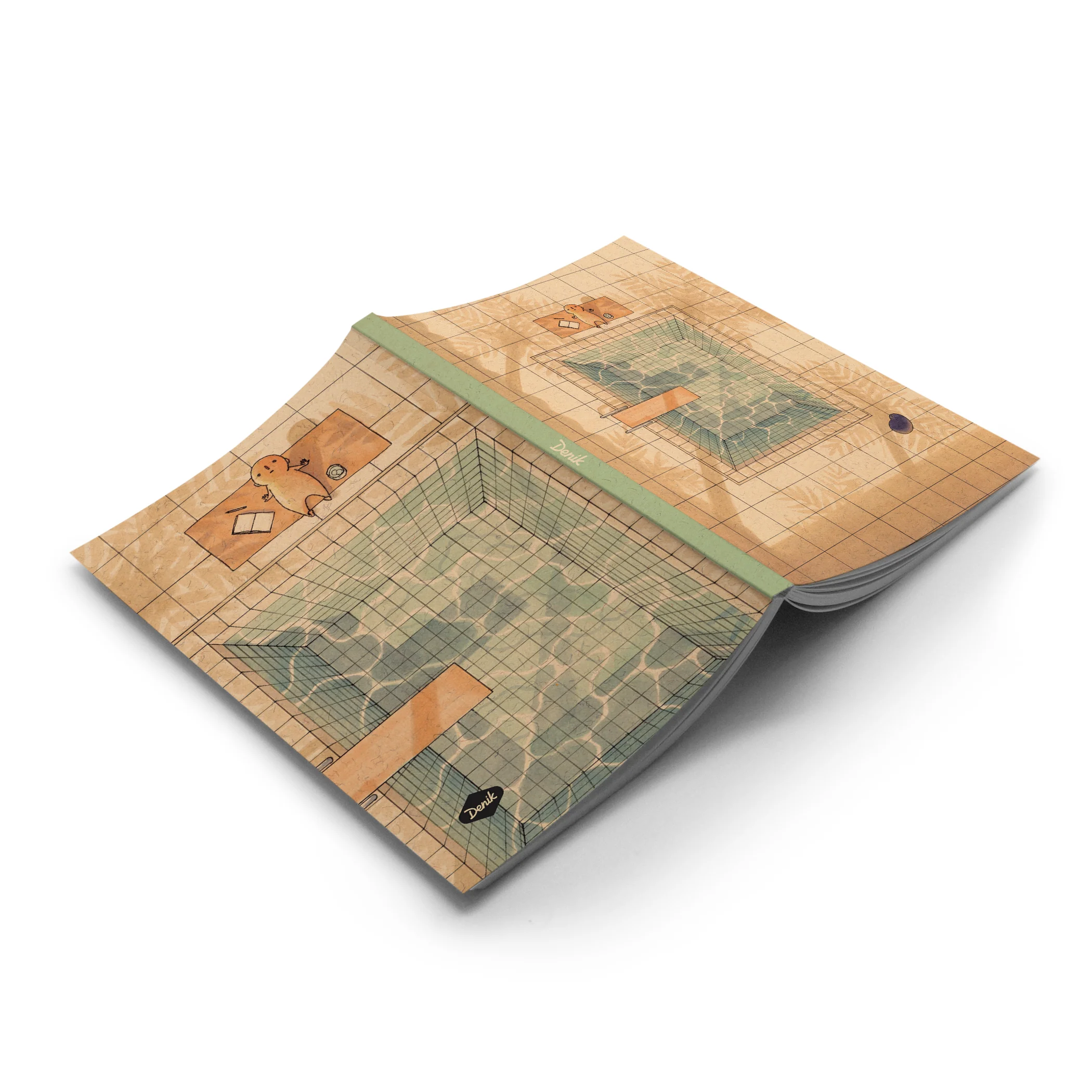 Palm Shadows Classic Layflat Notebook - Image 2