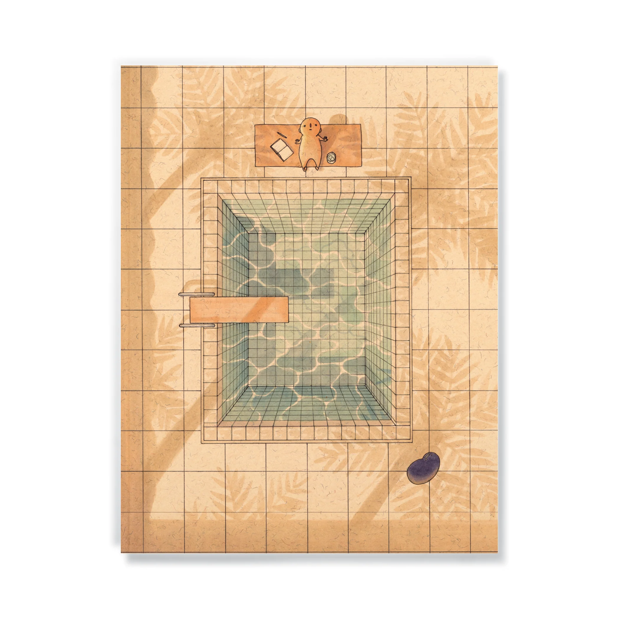 Palm Shadows Large Layflat Notebook