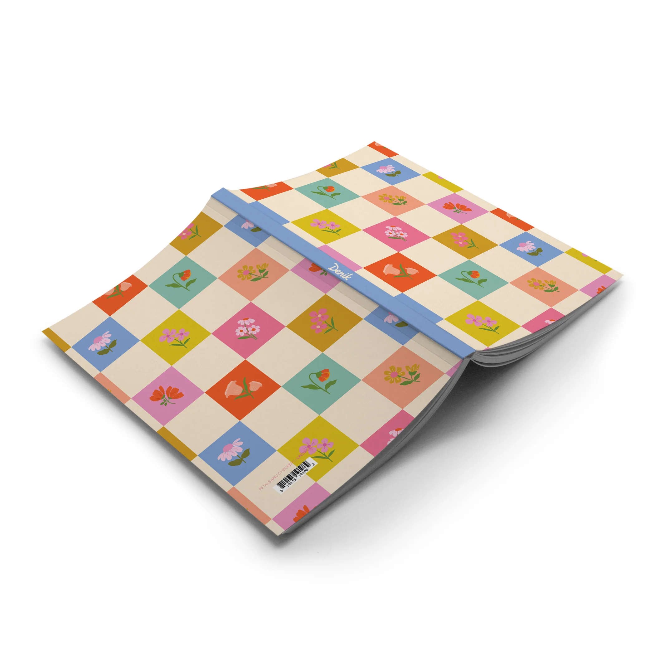 Petals & Checkers Classic Layflat Notebook - Image 2