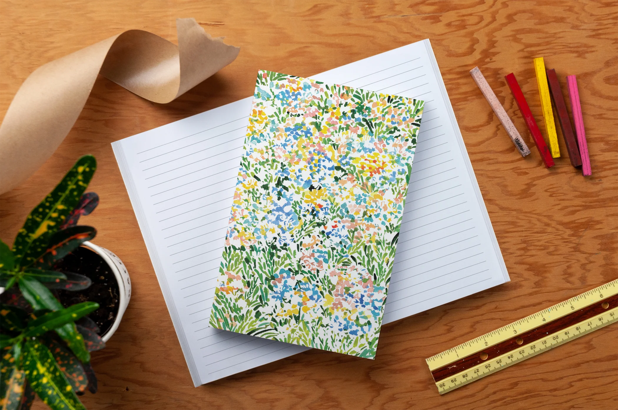 Petite Wildflowers Classic Layflat Notebook - Image 4