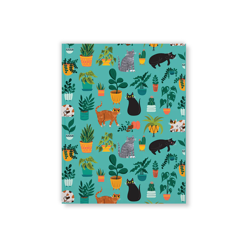 Plant Kitties Medium Layflat Notebook