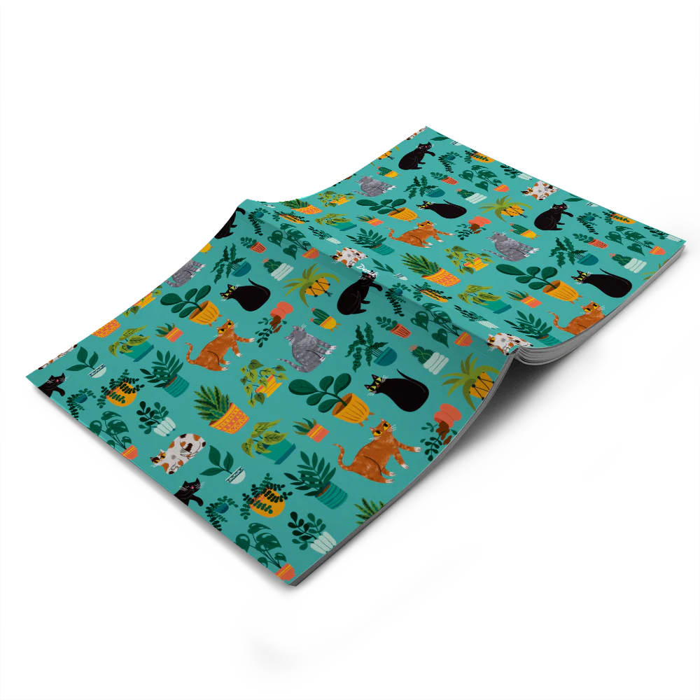 Plant Kitties Medium Layflat Notebook - Image 2