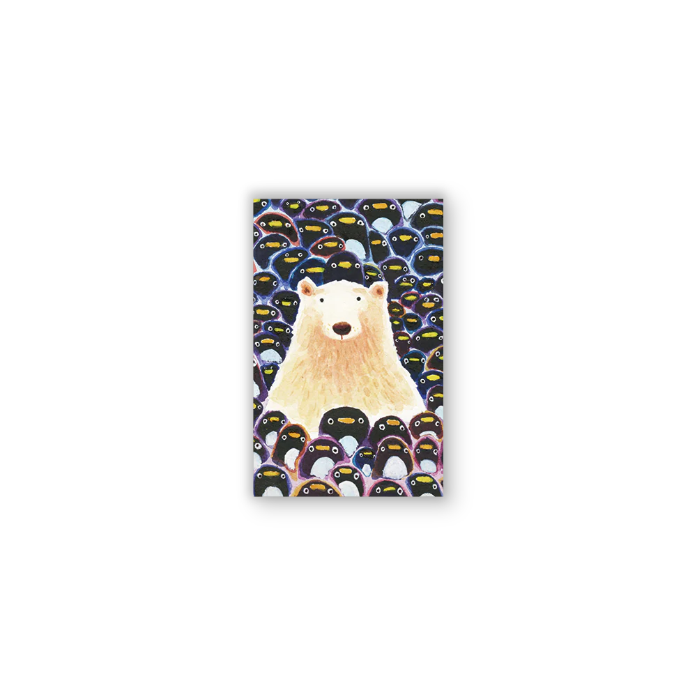 Polar Bear & Penguins Pocket Notebook