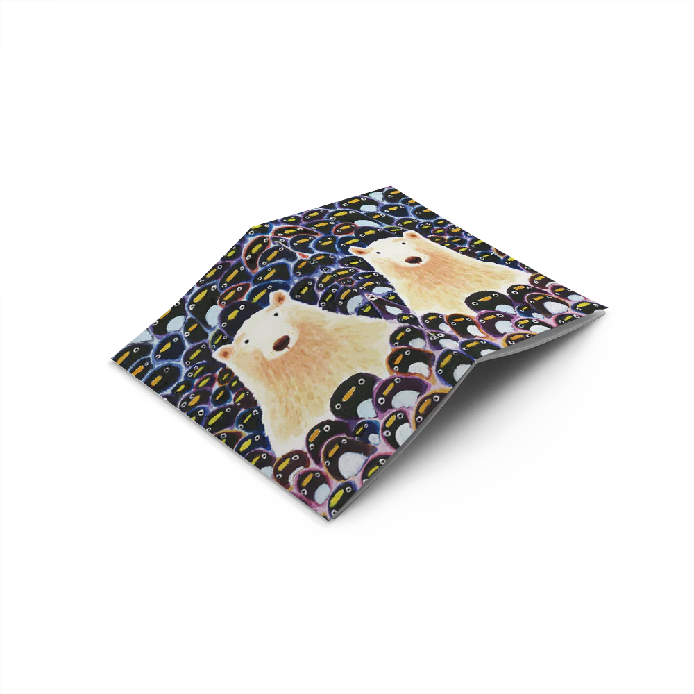Polar Bear & Penguins Pocket Notebook - Image 2