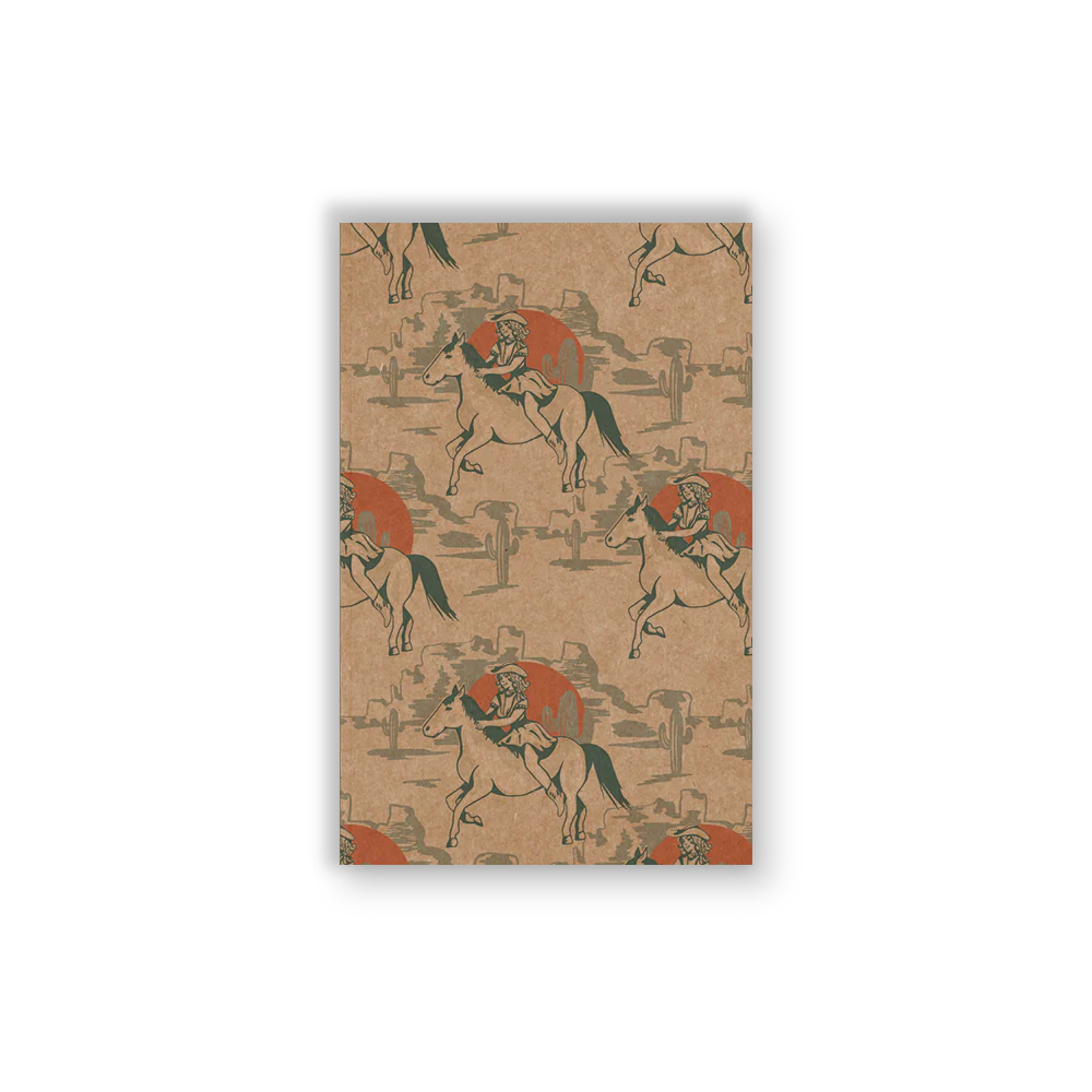 Pretty Cowgirl Kraft Classic Layflat Notebook