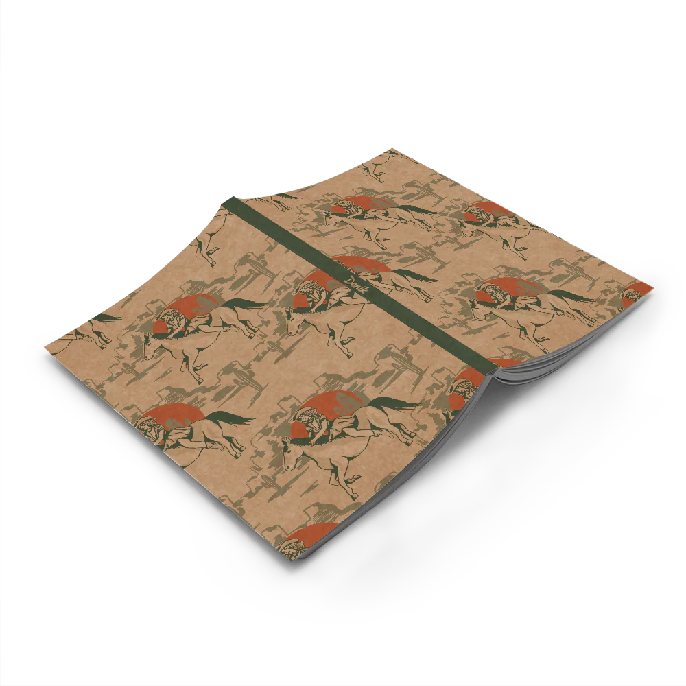 Pretty Cowgirl Kraft Classic Layflat Notebook - Image 3