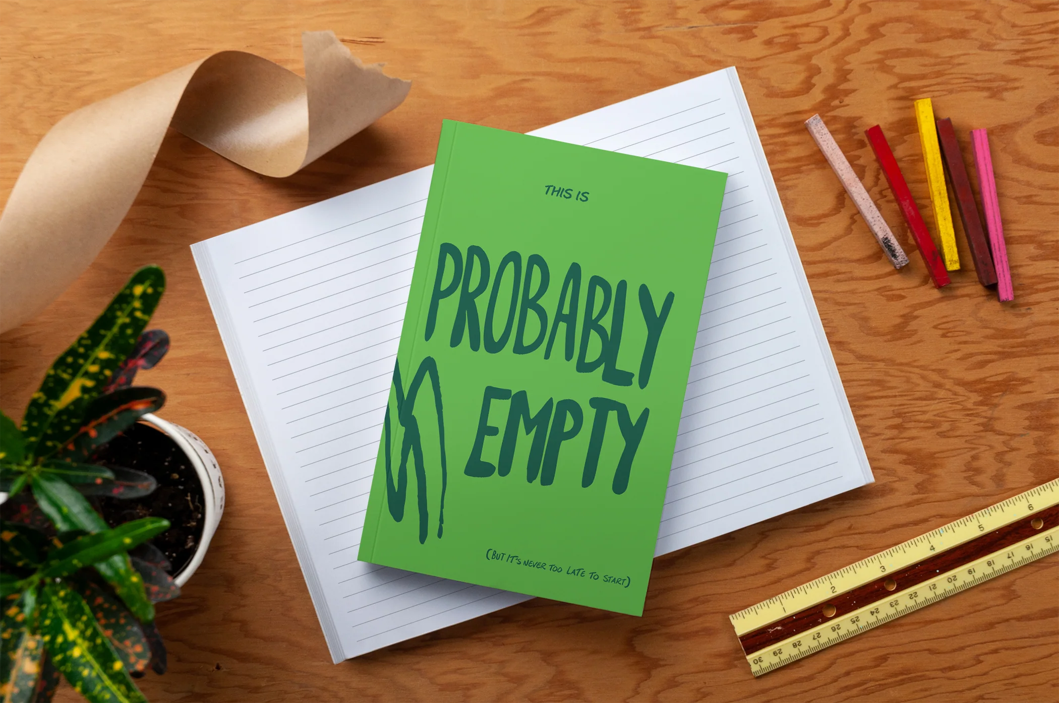 Probably Empty Classic Layflat Notebook - Image 3