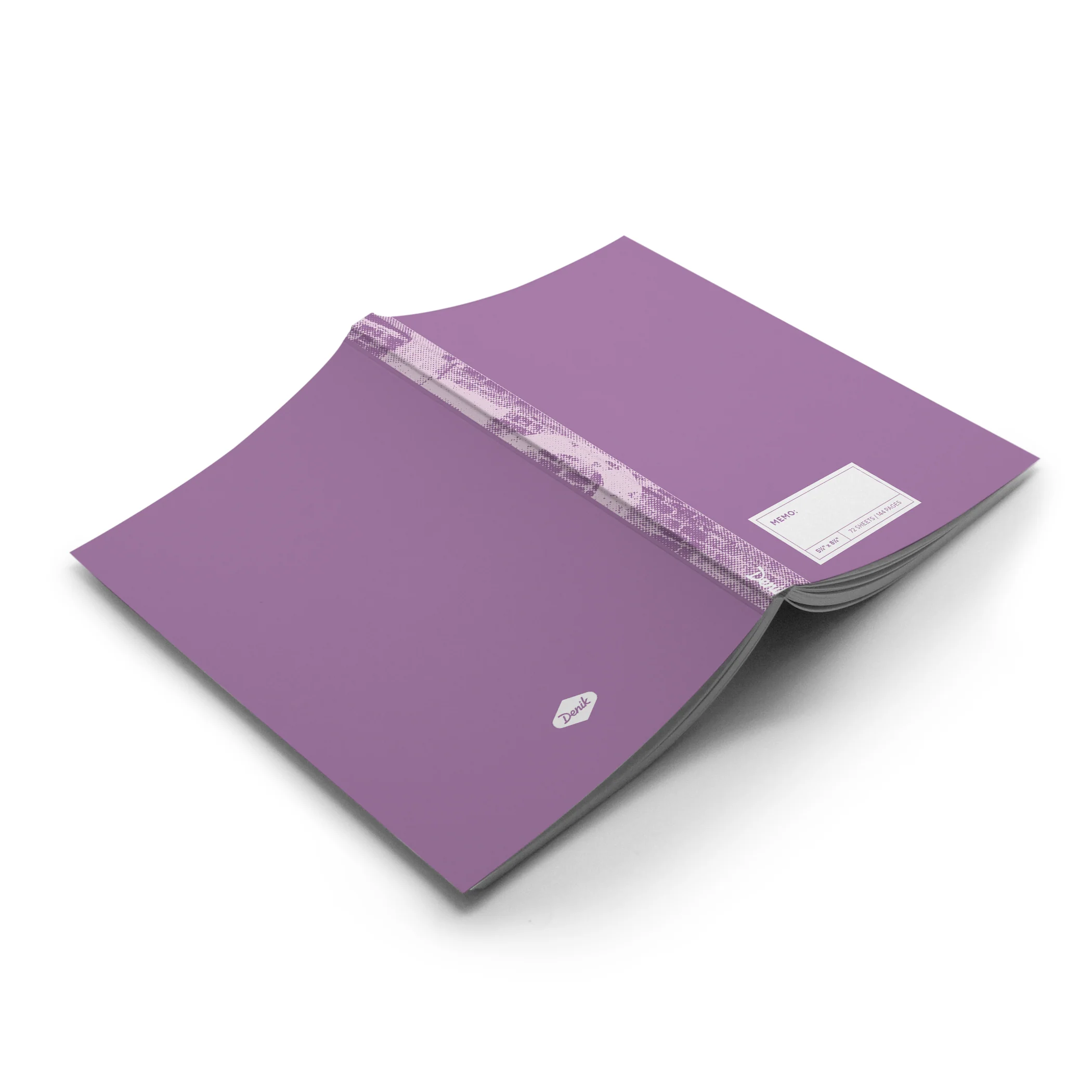 Purple Halftone Classic Layflat Notebook - Image 2