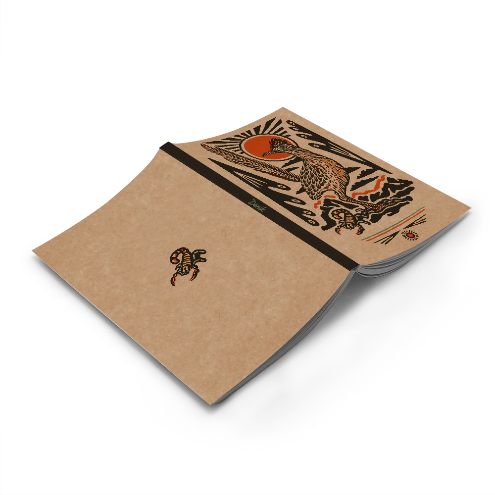 Roadrunner Out West Kraft Layflat Notebook - Image 2