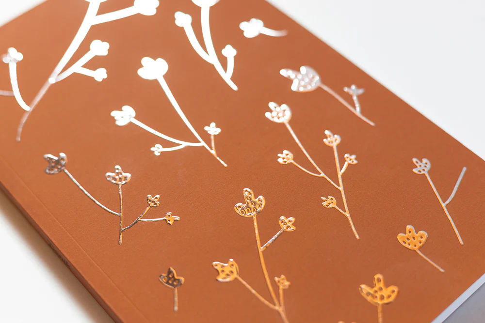 Samantha Silver Foil Classic Layflat Notebook - Image 3