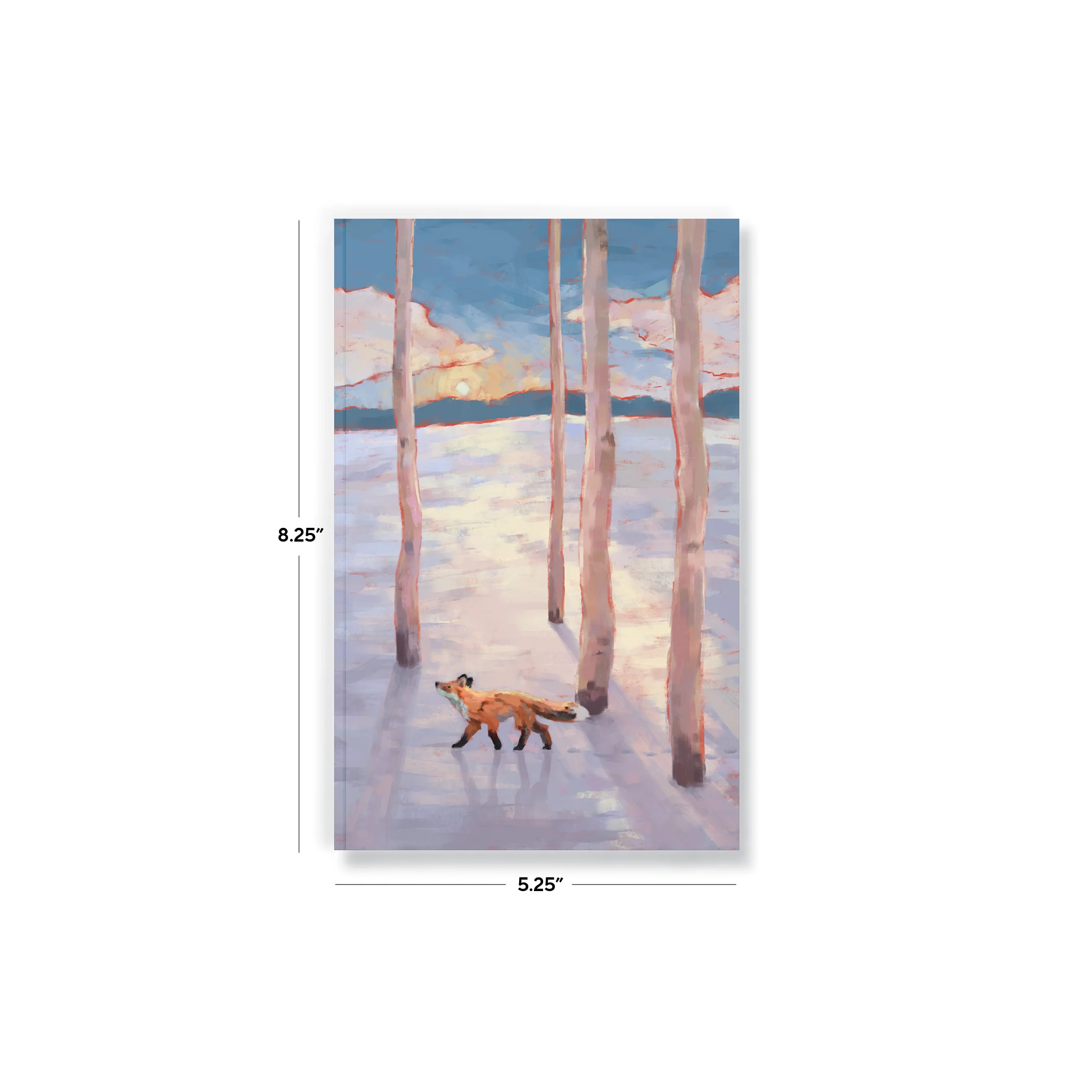 Snowbound Fox Classic Layflat Notebook - Image 4