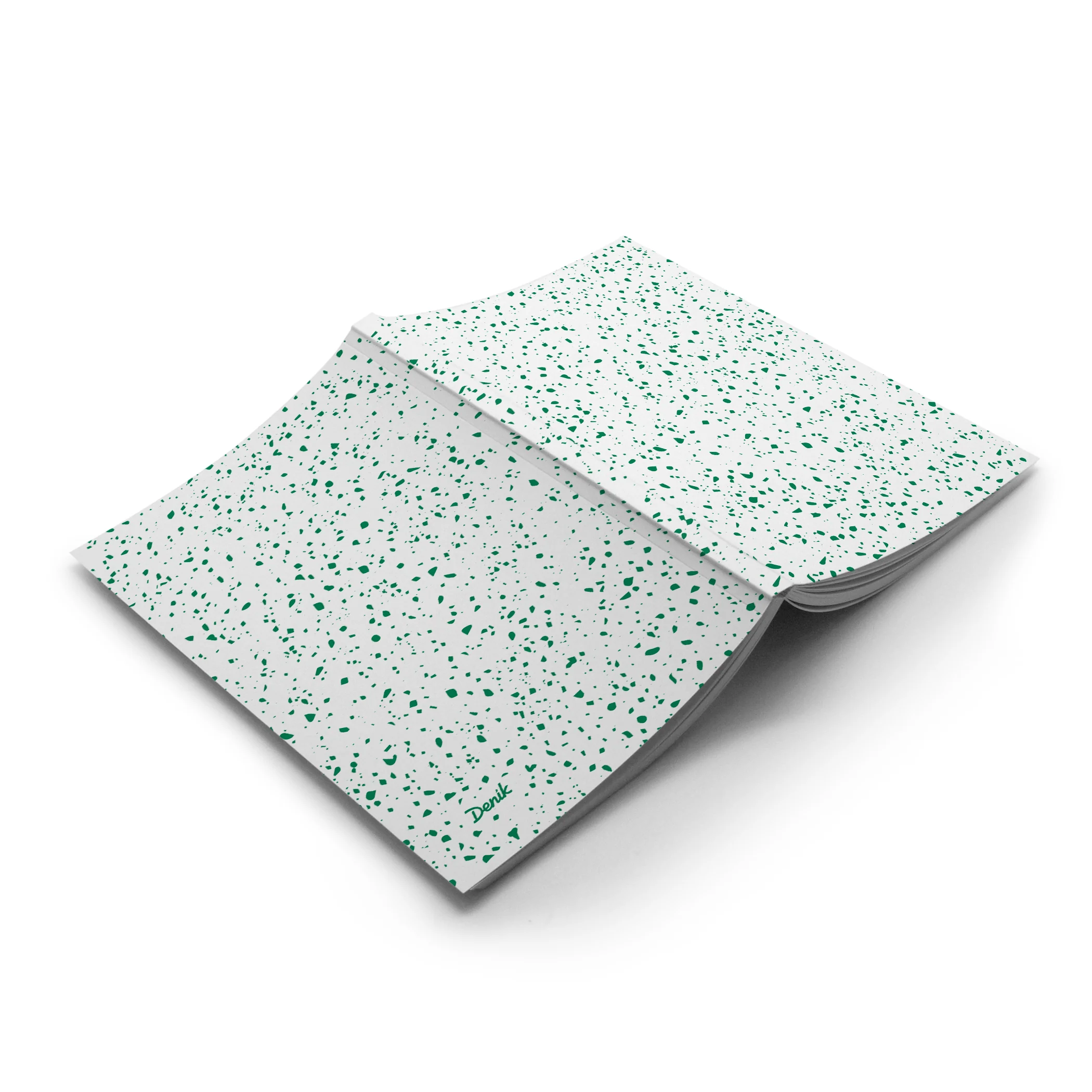 Green Speckle Layflat Notebook - Image 2