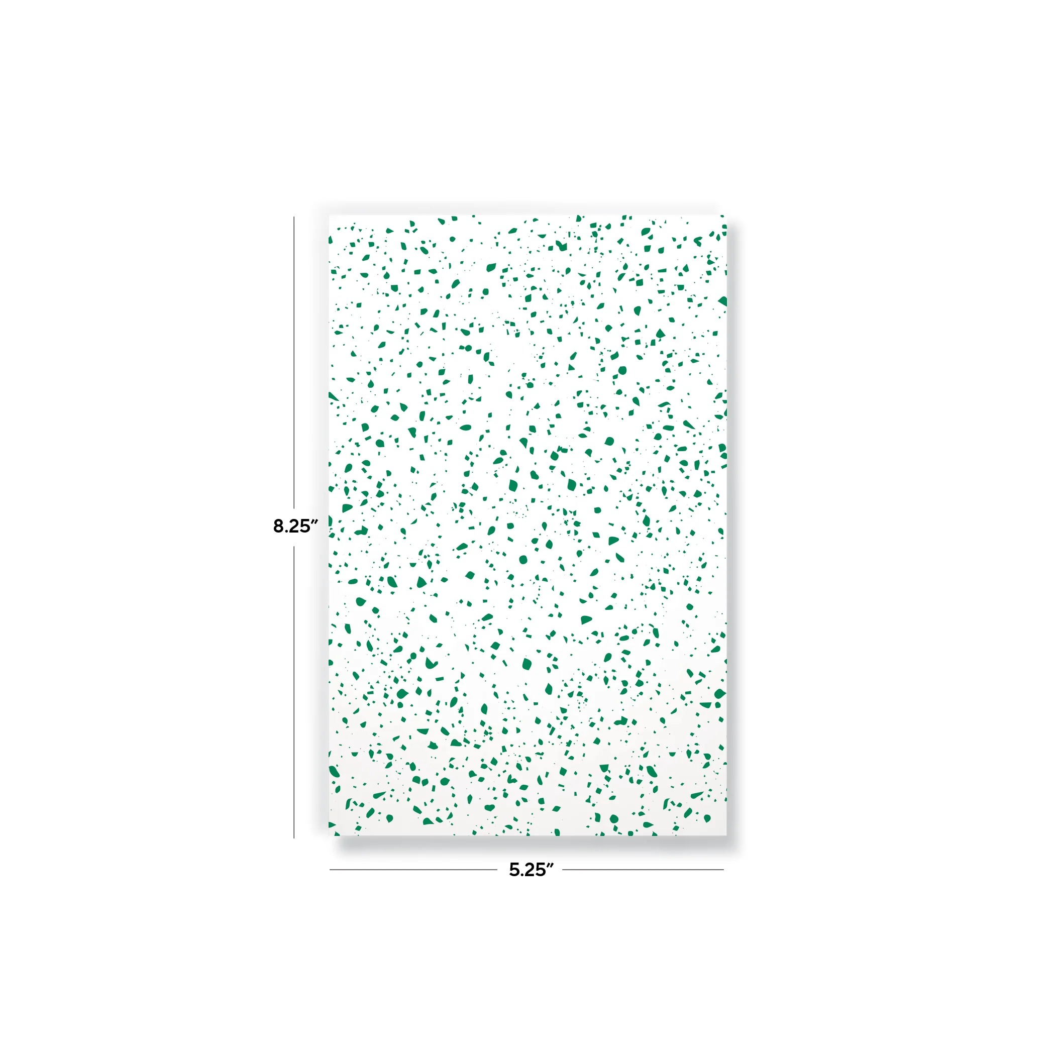Green Speckle Layflat Notebook - Image 3