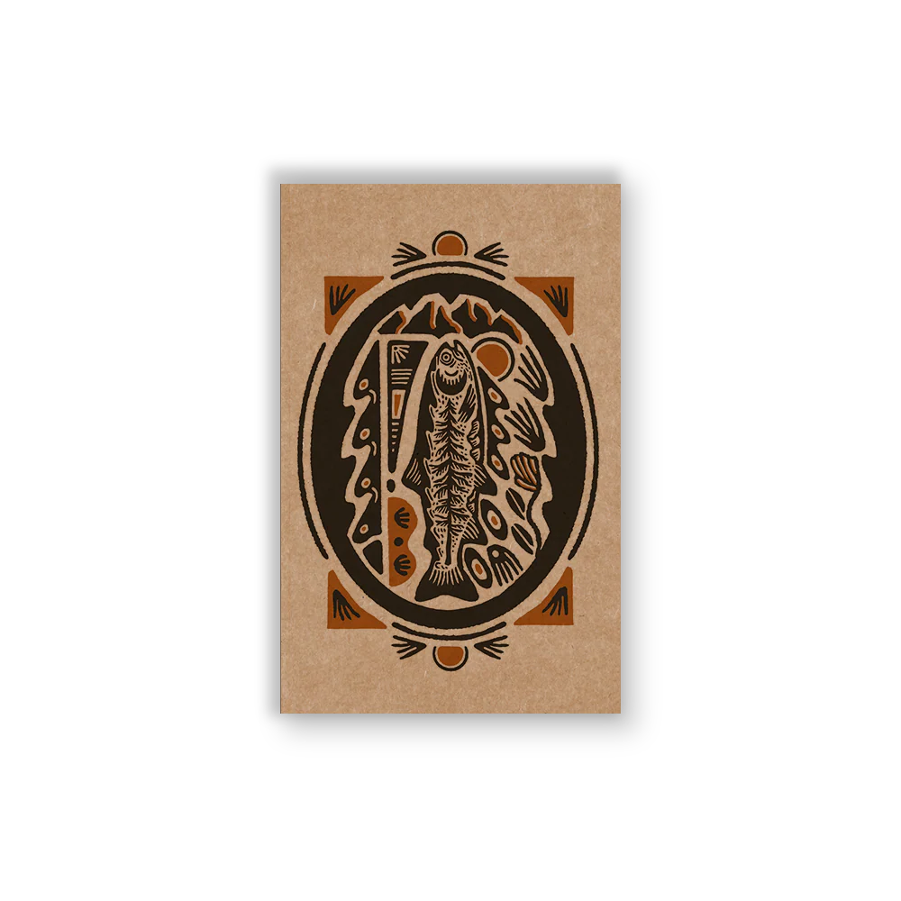 Spirit of the River Kraft Layflat Notebook