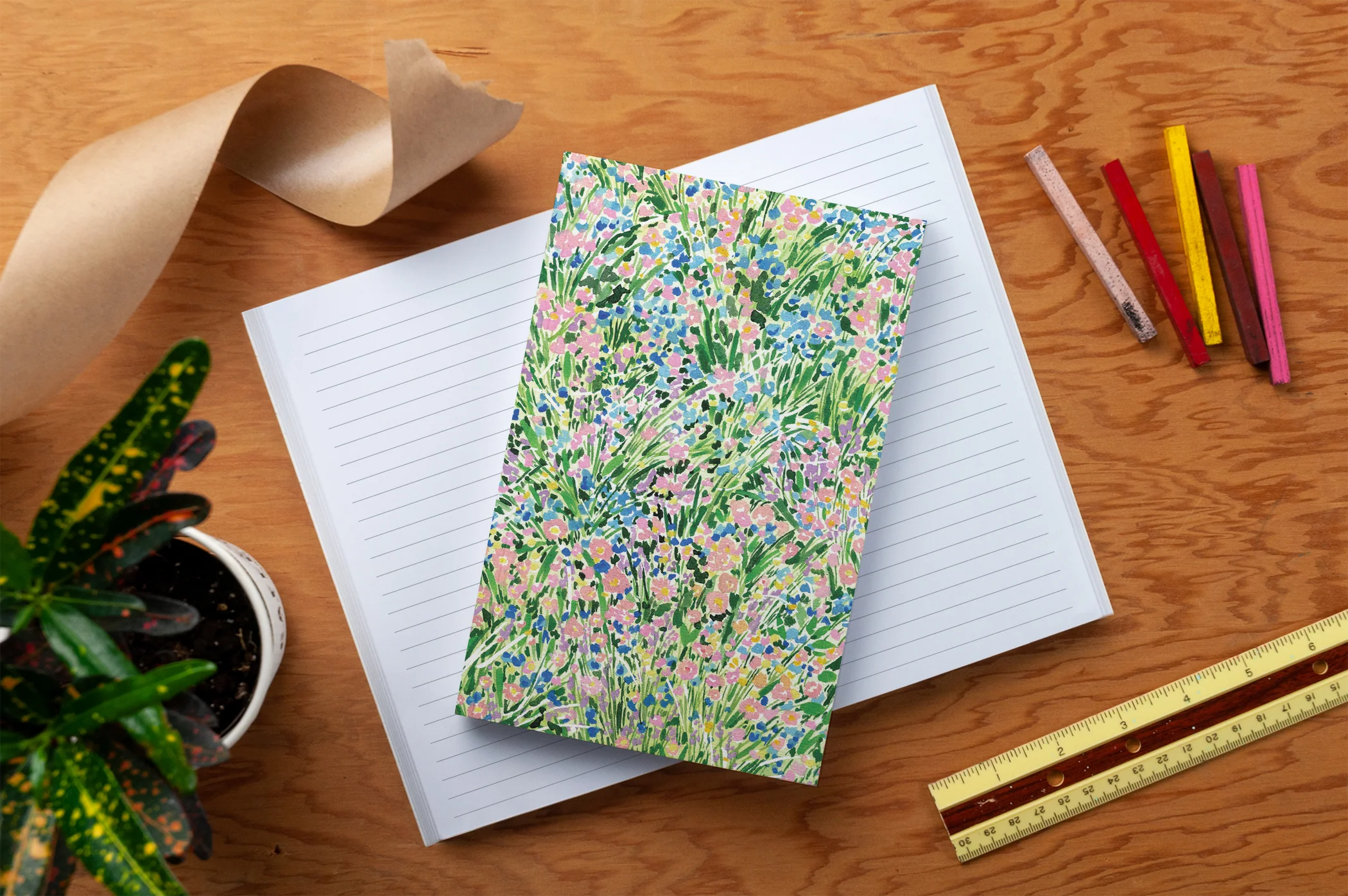 Spring Wildflowers Classic Layflat Notebook - Image 4