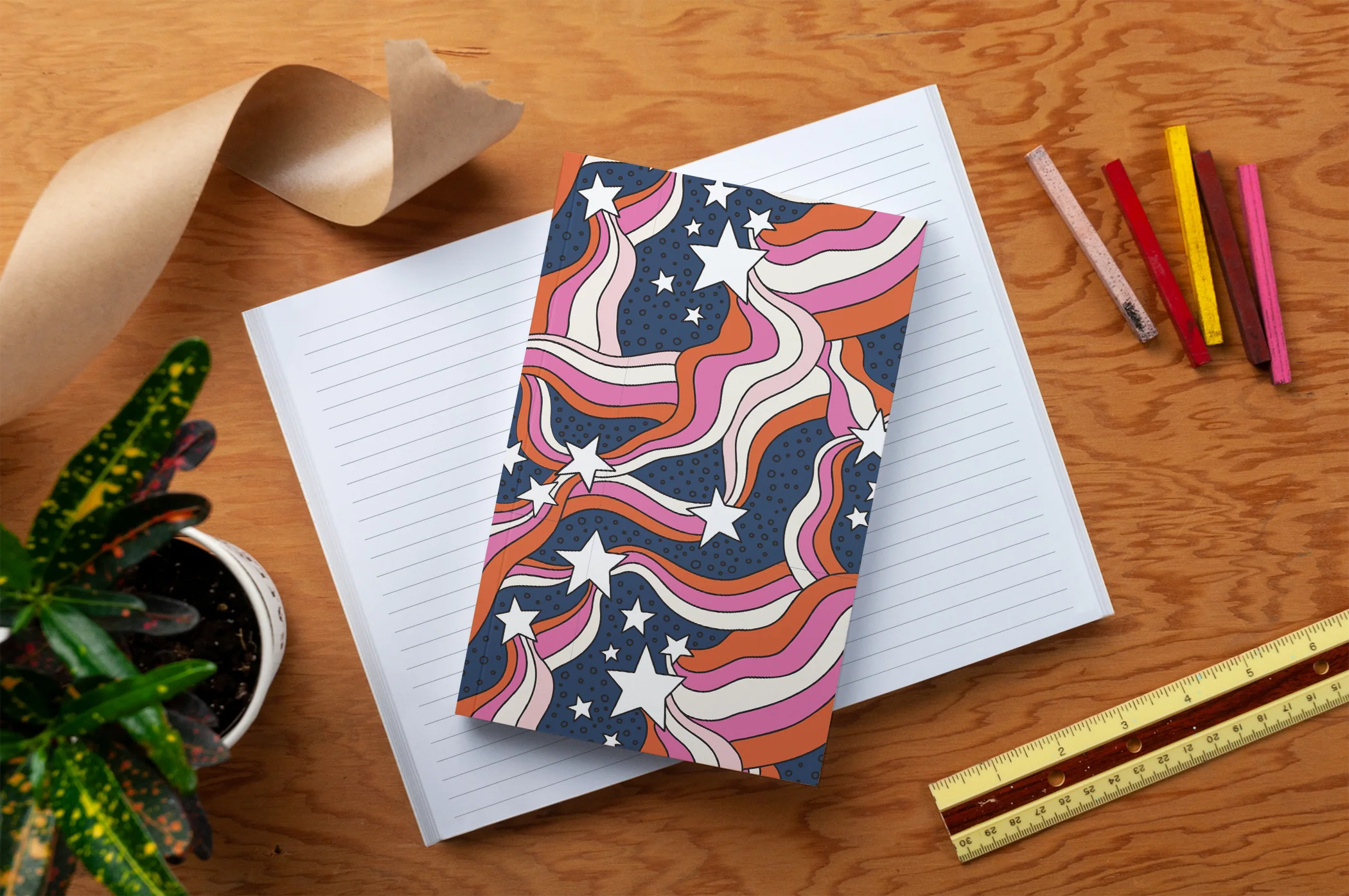 Star Power Classic Layflat Notebook - Image 4