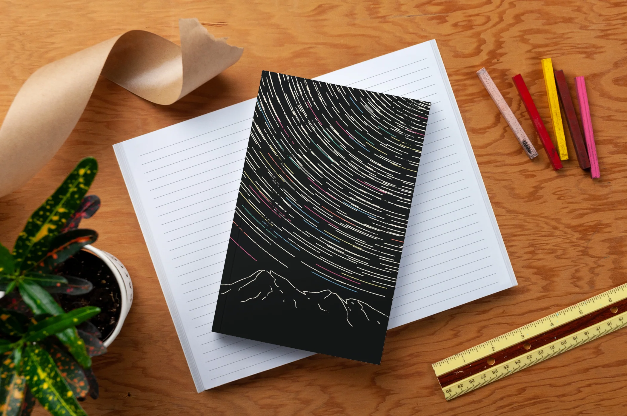 Star Trails Classic Layflat Notebook - Image 4