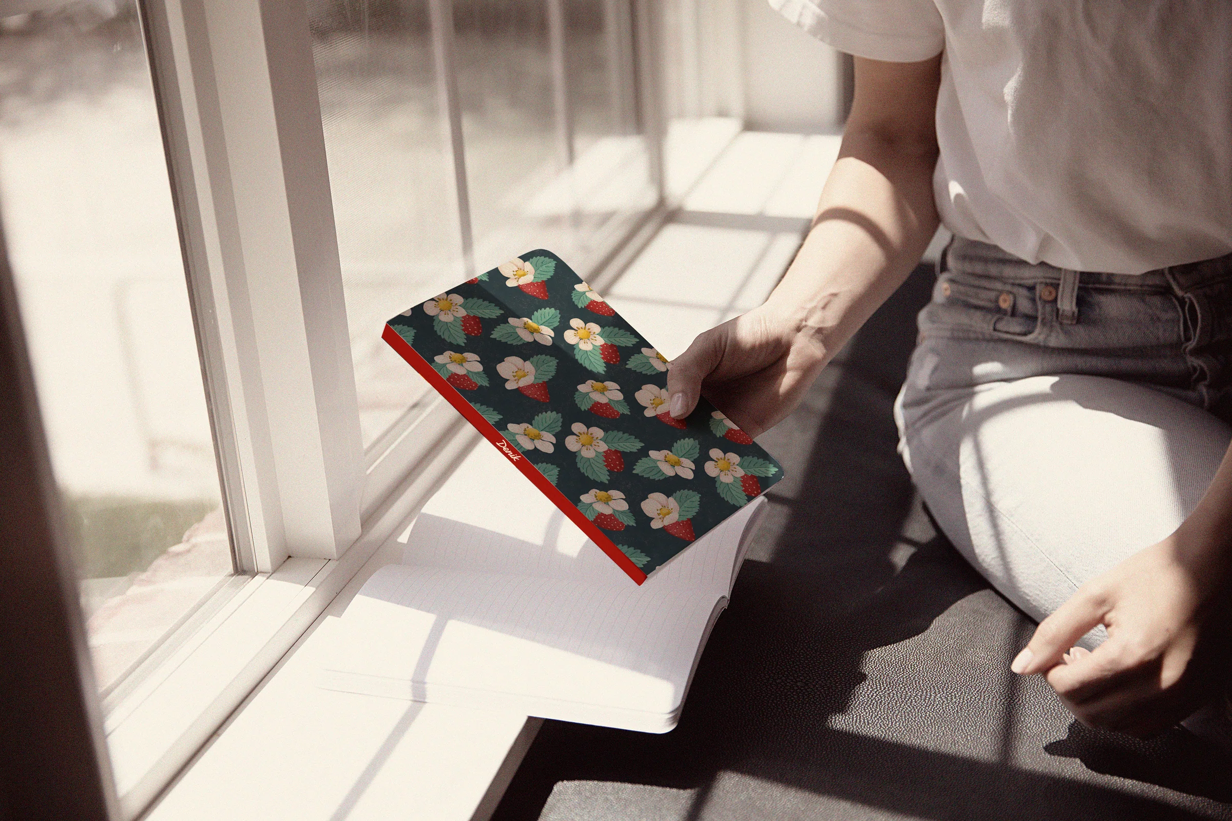 Strawberries Classic Layflat Notebook - Image 4
