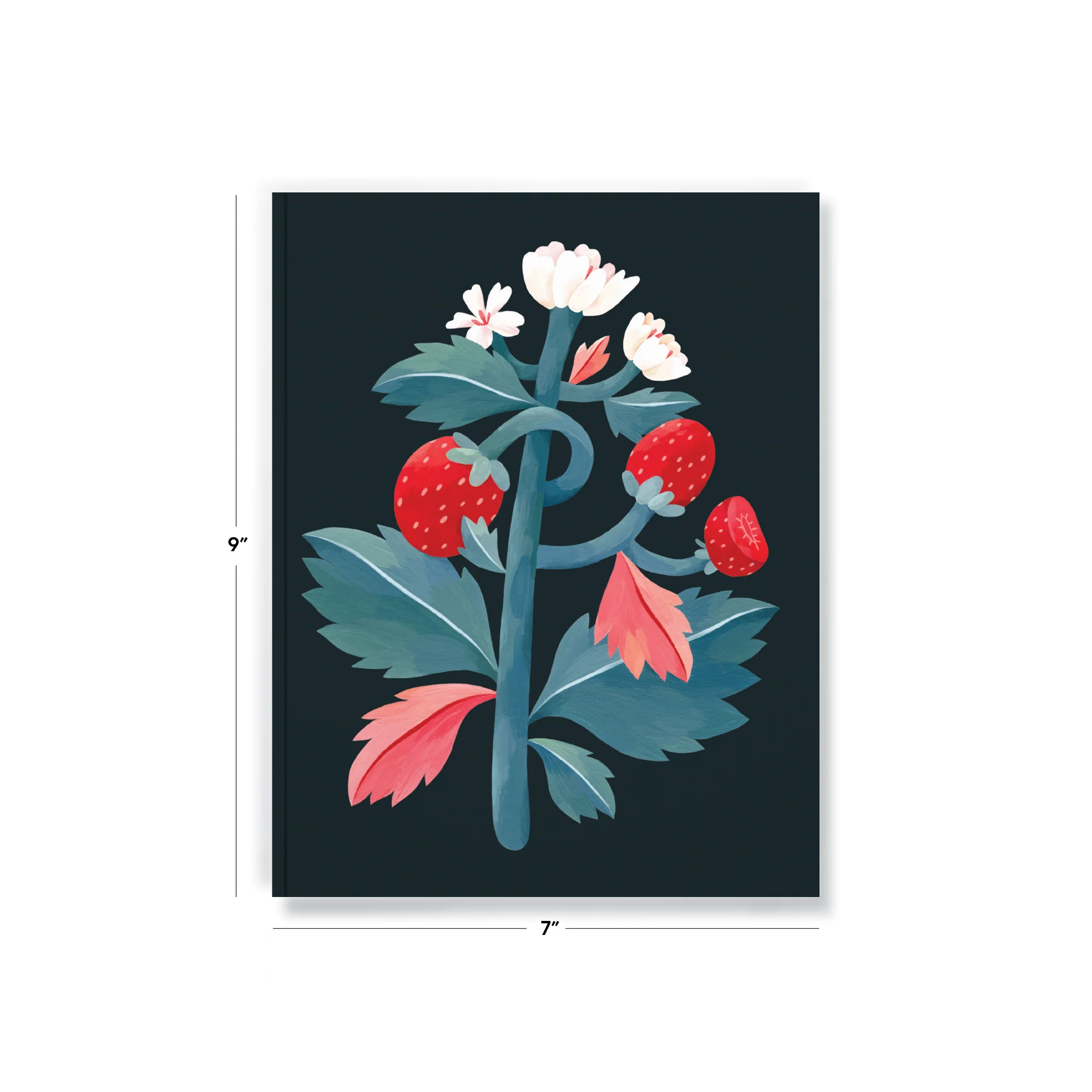 Strawberry Stalk Medium Layflat Notebook - Image 5