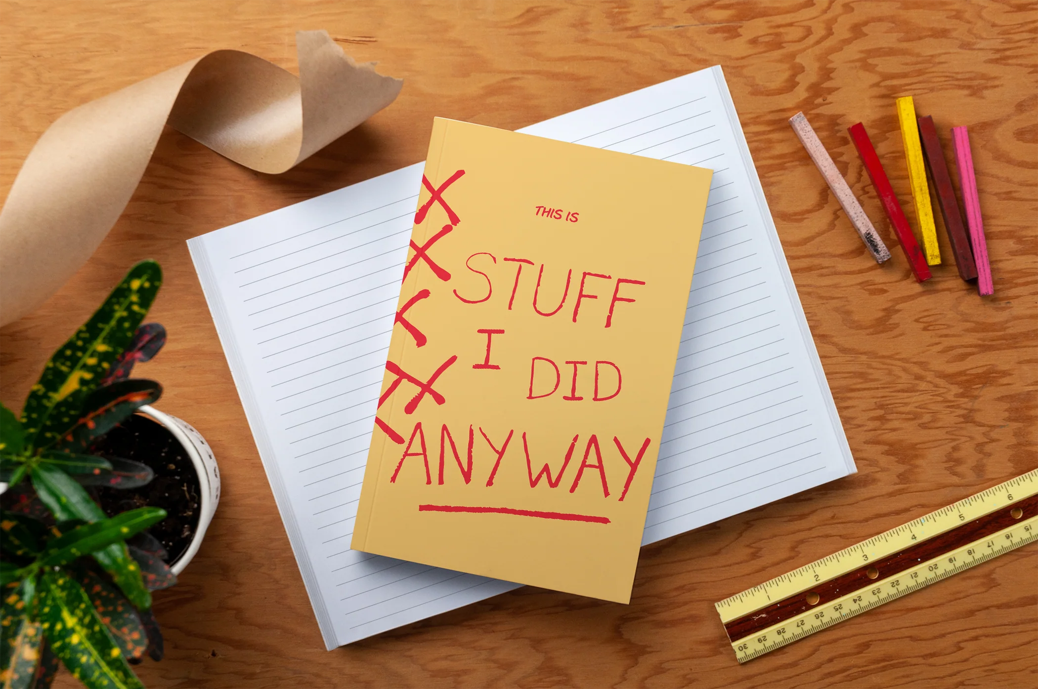 Stuff I Did Anyway Classic Layflat Notebook - Image 3