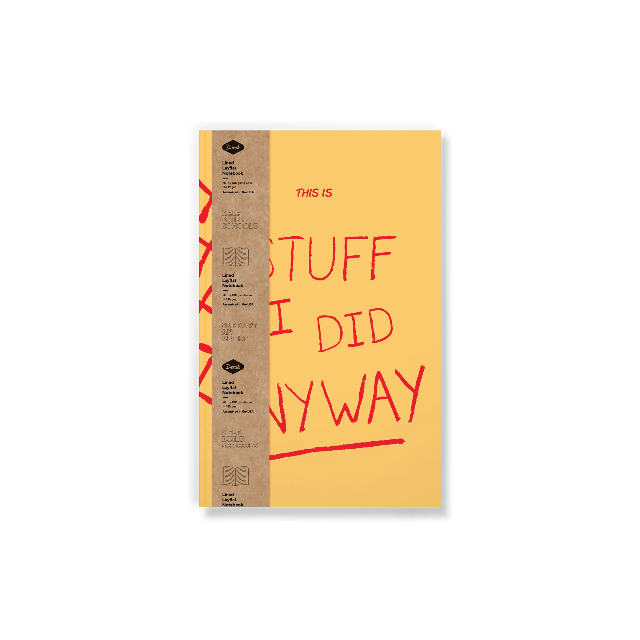 Stuff I Did Anyway Classic Layflat Notebook - Image 4