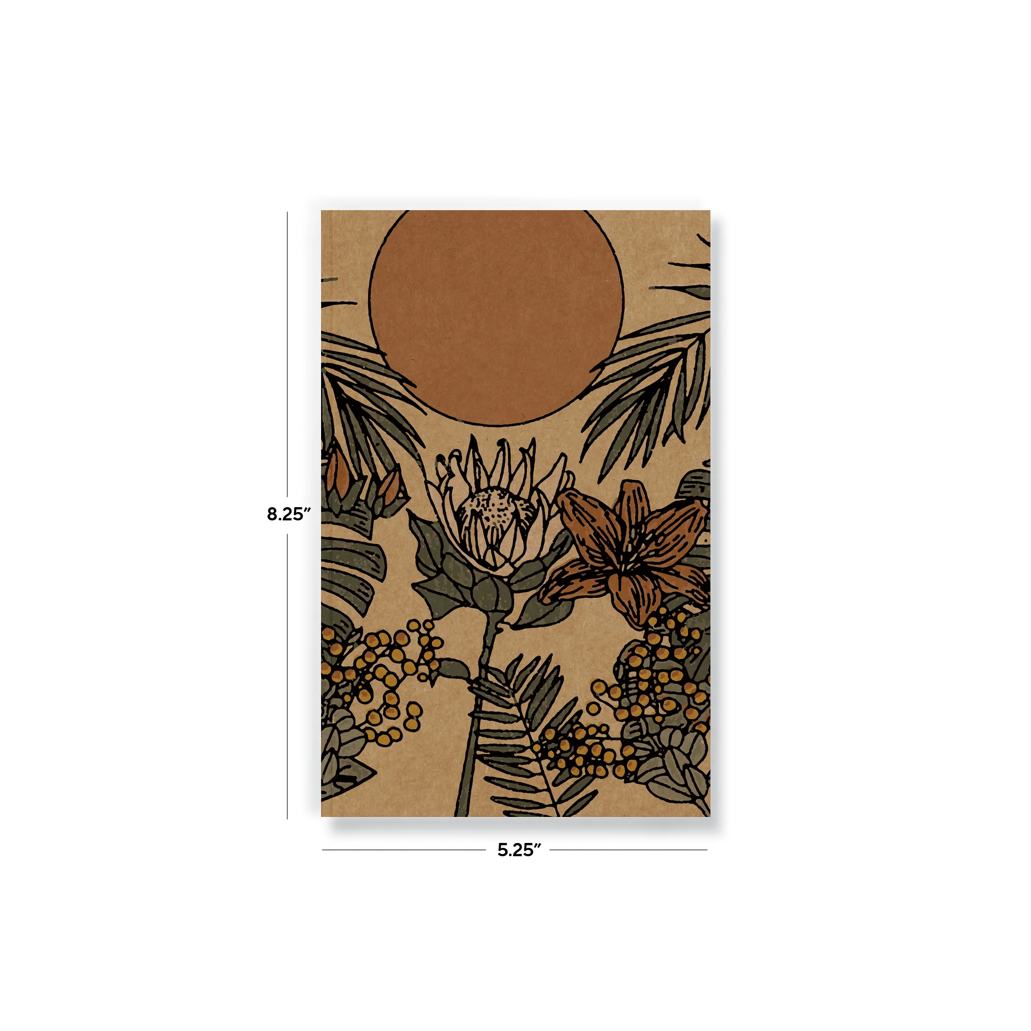 Summer Moon Kraft Layflat Notebook - Image 3